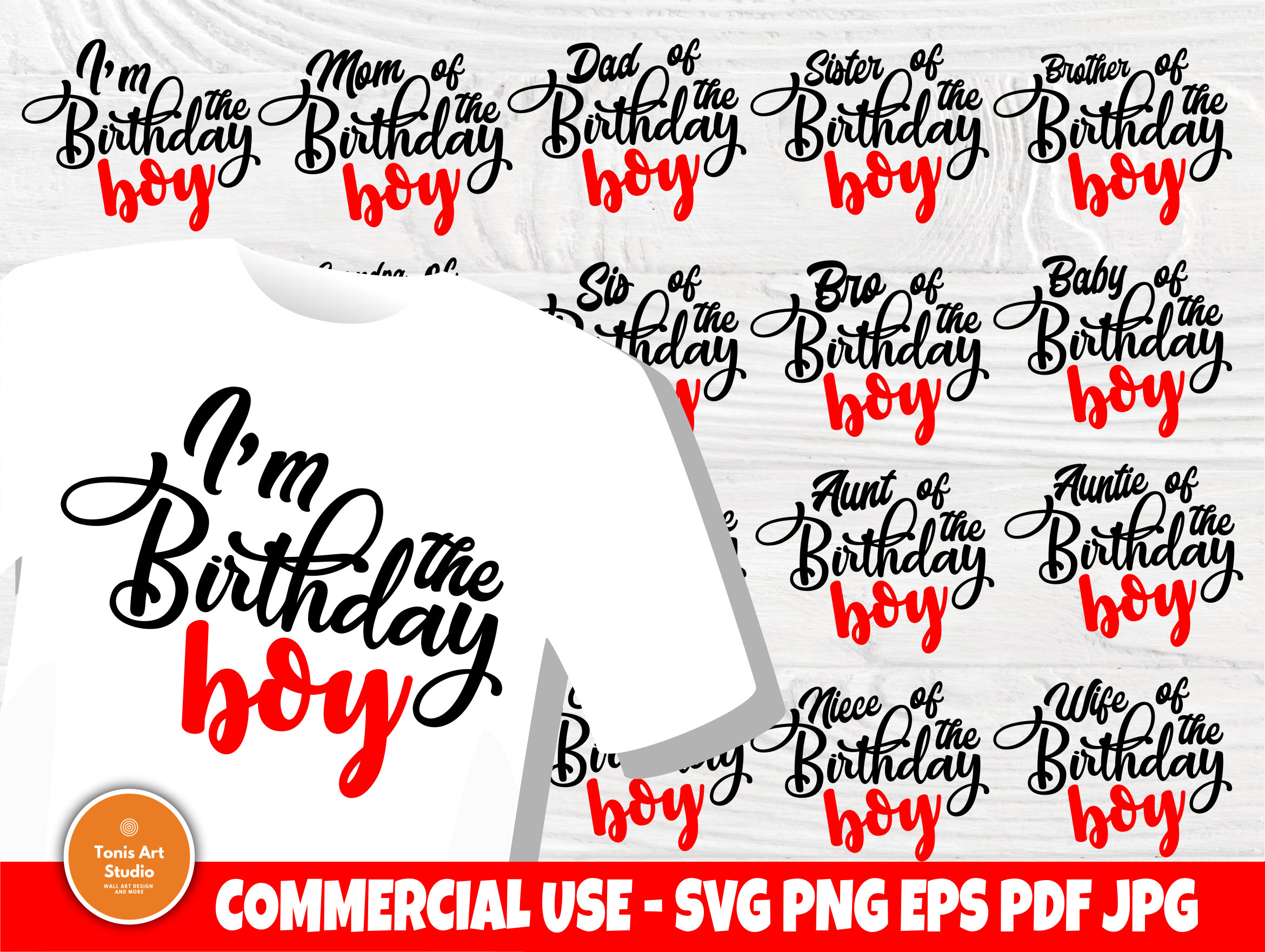 Download Birthday Svg Bundle Boy Svg Family Shirt Svg