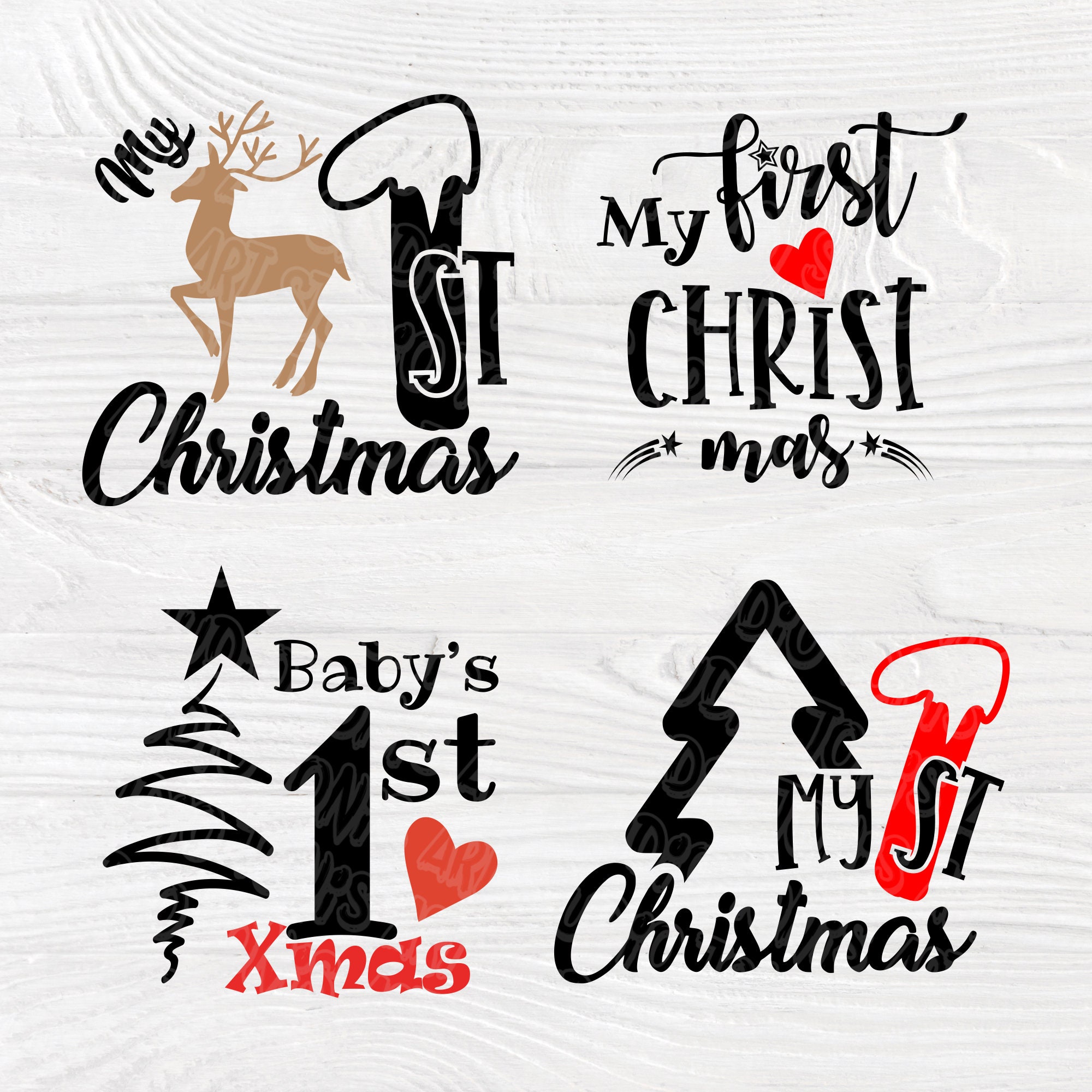 My first christmas SVG  Svg bundle  My 1st christmas  Christmas svg