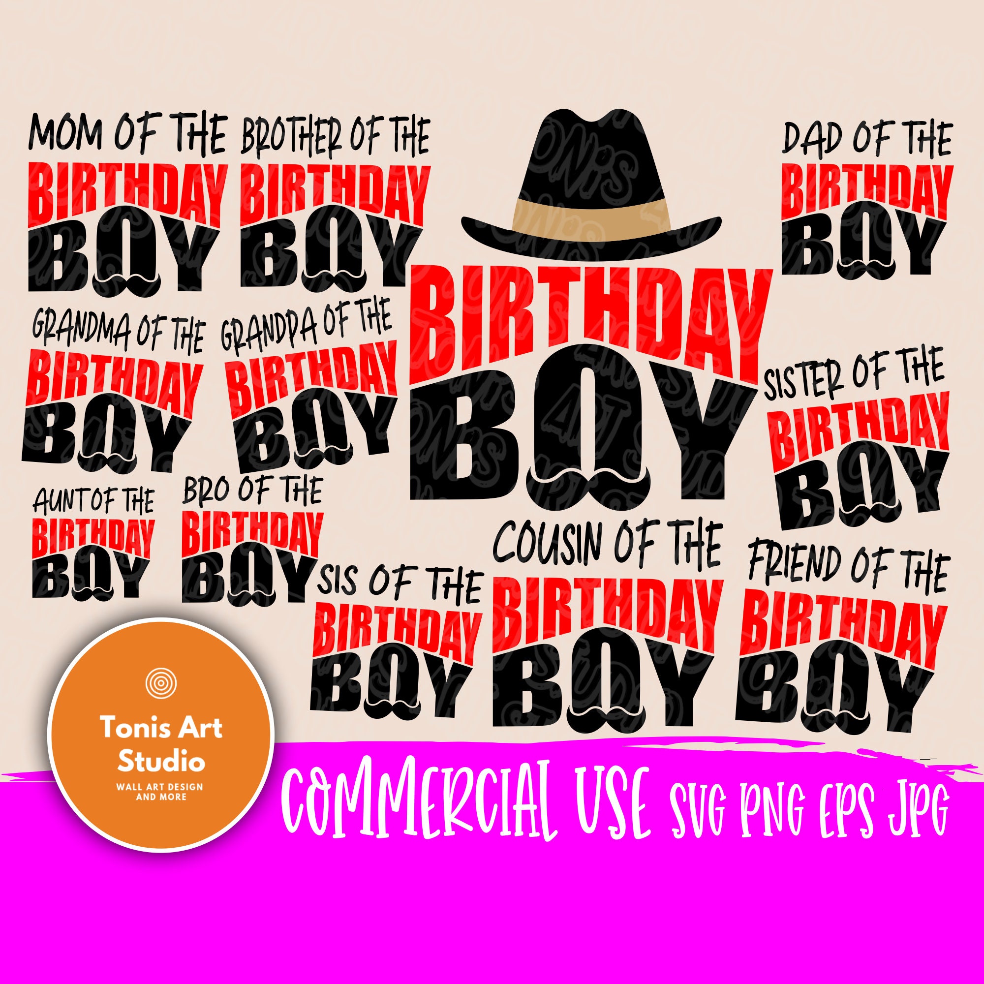 Download Birthday Boy SVG, Family Shirts Svg Cut Files