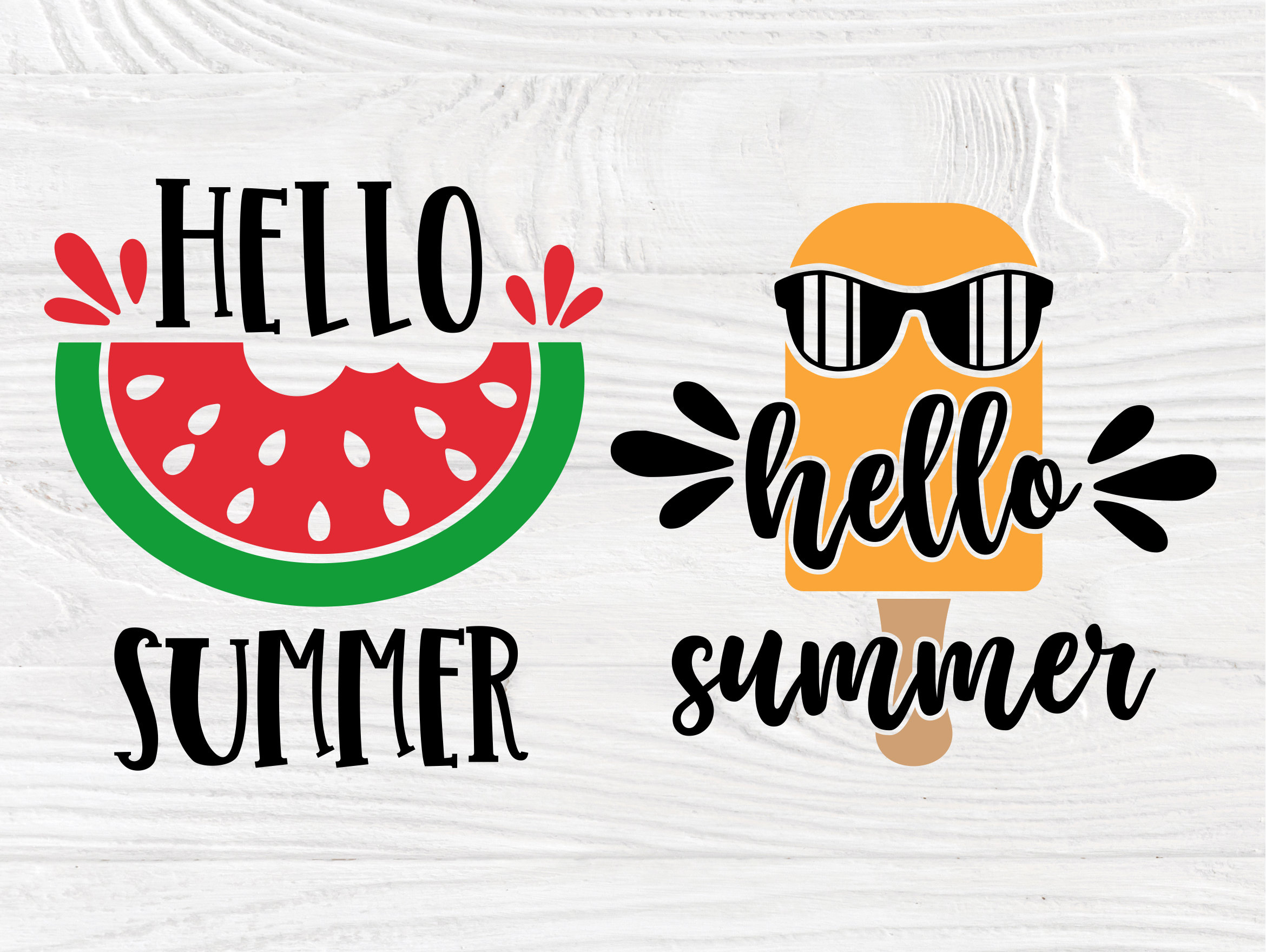 Download Hello Summer SVG Bundle, Beach Svg, Popsicle Svg