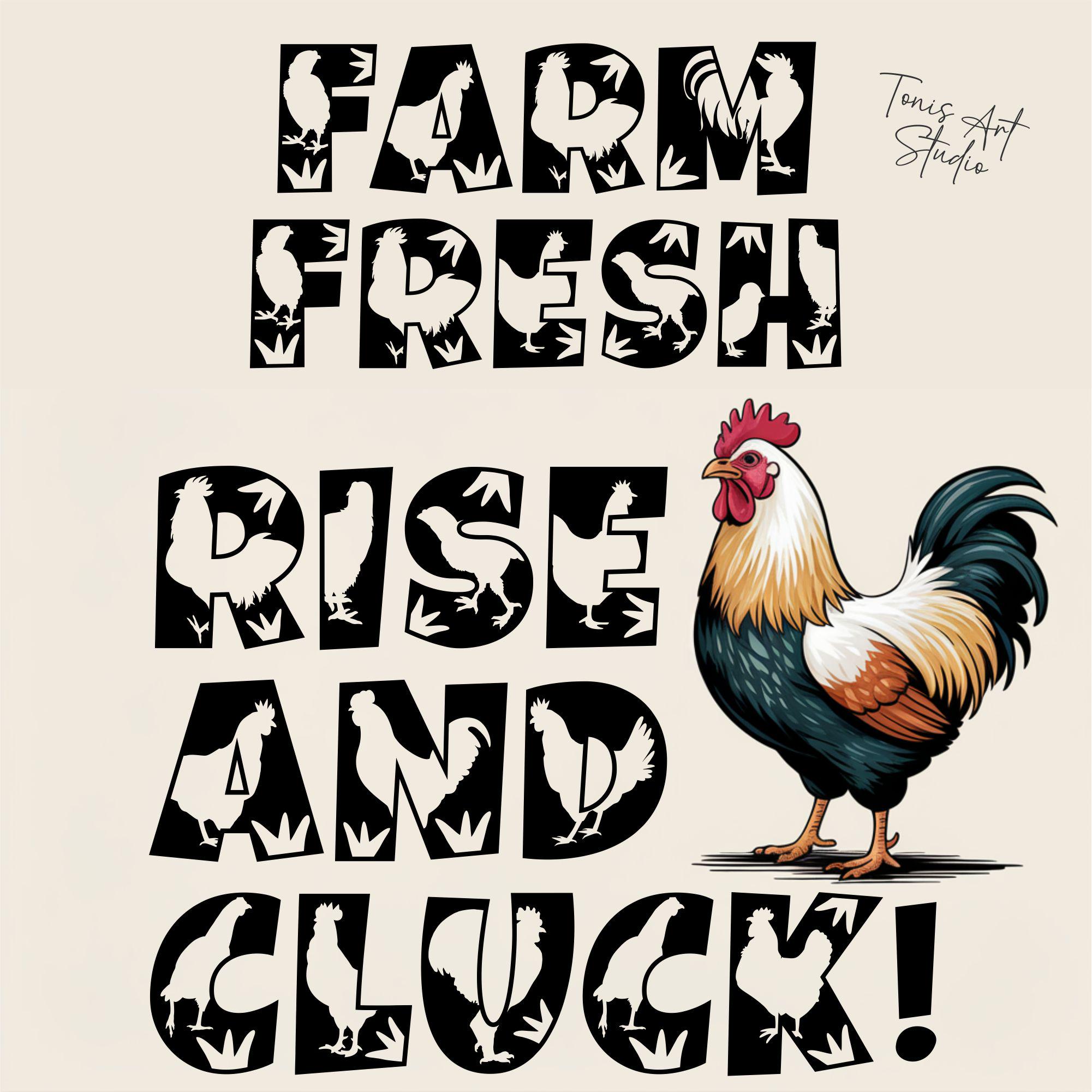Chicken Cuts Lettering Chicken Font SVG | Farmhouse Letters, Cricut, Silhouette (OTF, TTF) - Etsy