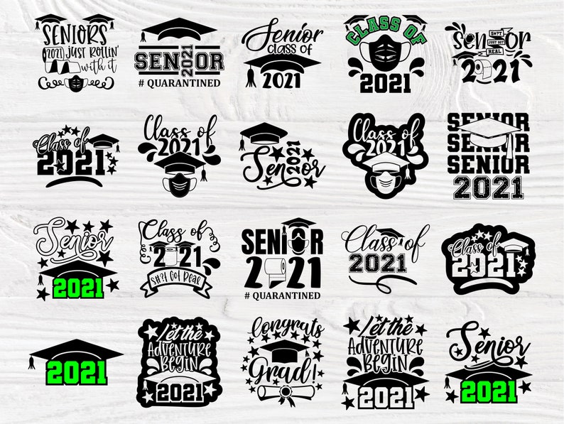Download Graduation 2021 SVG Class of 2021 Svg Senior Svg | Etsy