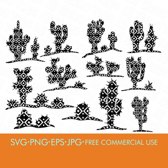 Download Free Cactus Svg Cactus Silhouette Svg Files For Cricut Etsy SVG Cut Files