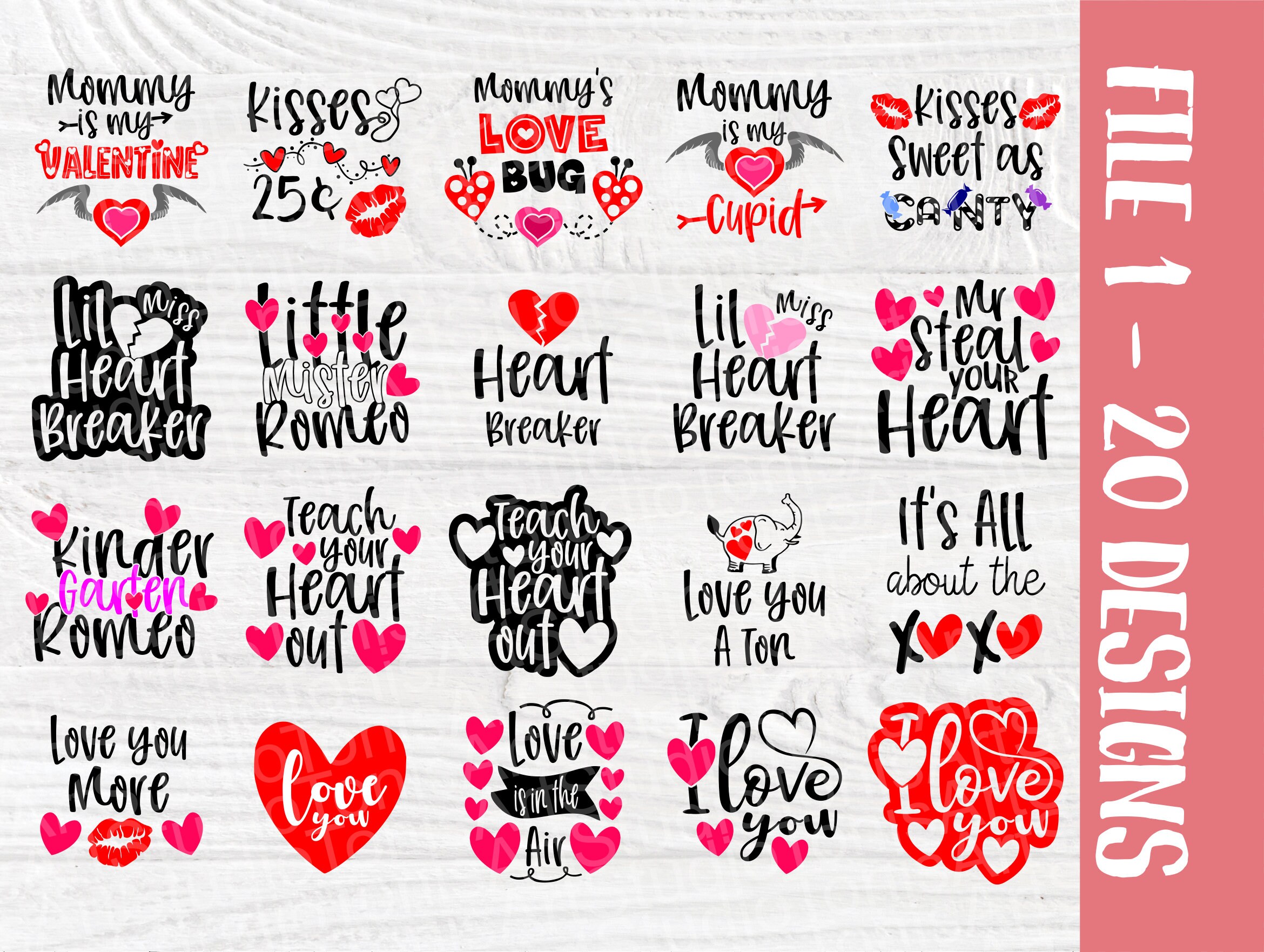 Download Valentines SVG Bundle | Kids Valentines Day | Love Svg ...