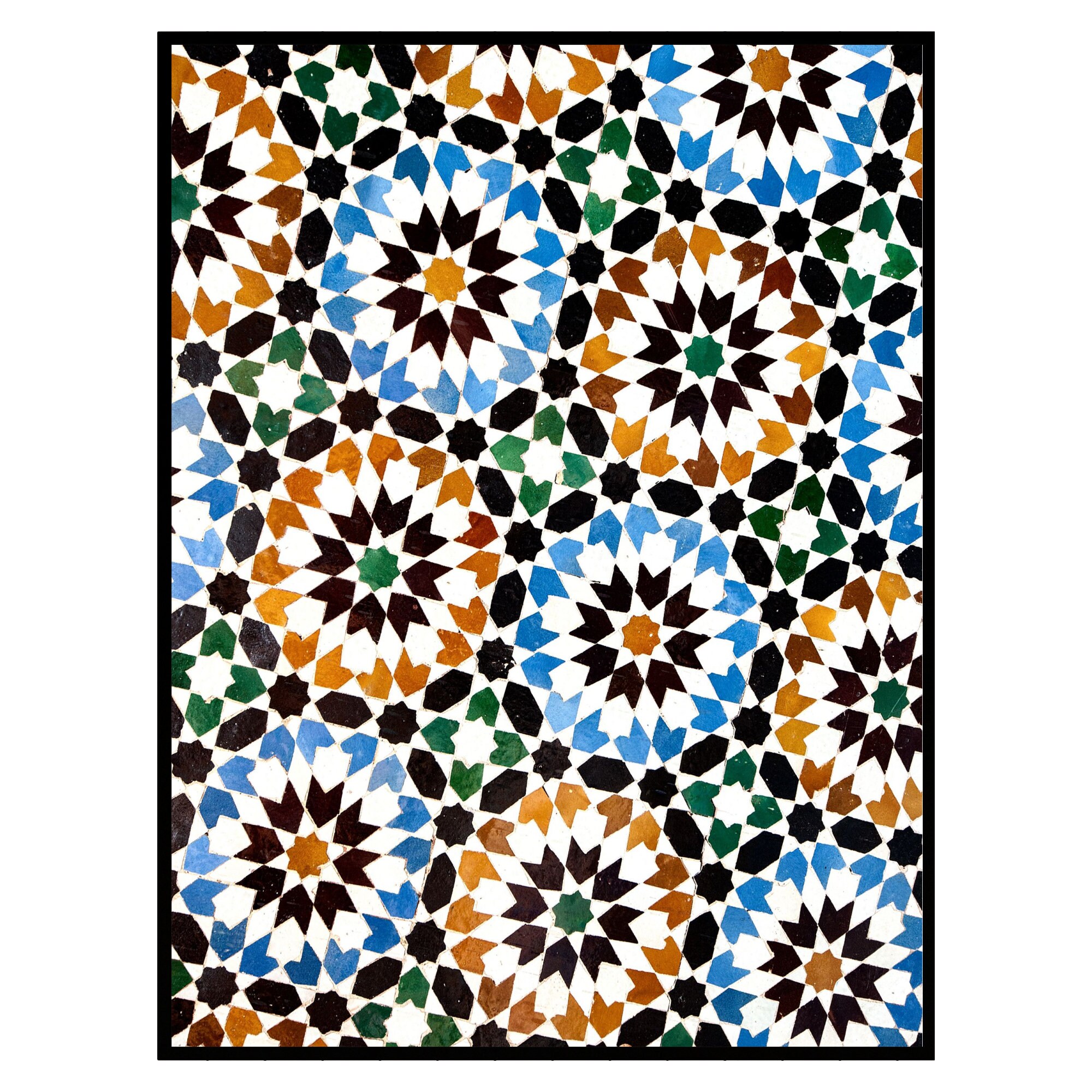 Moroccan Tiles Prints Set of 3 Moroccan Patterns Printable Etsy