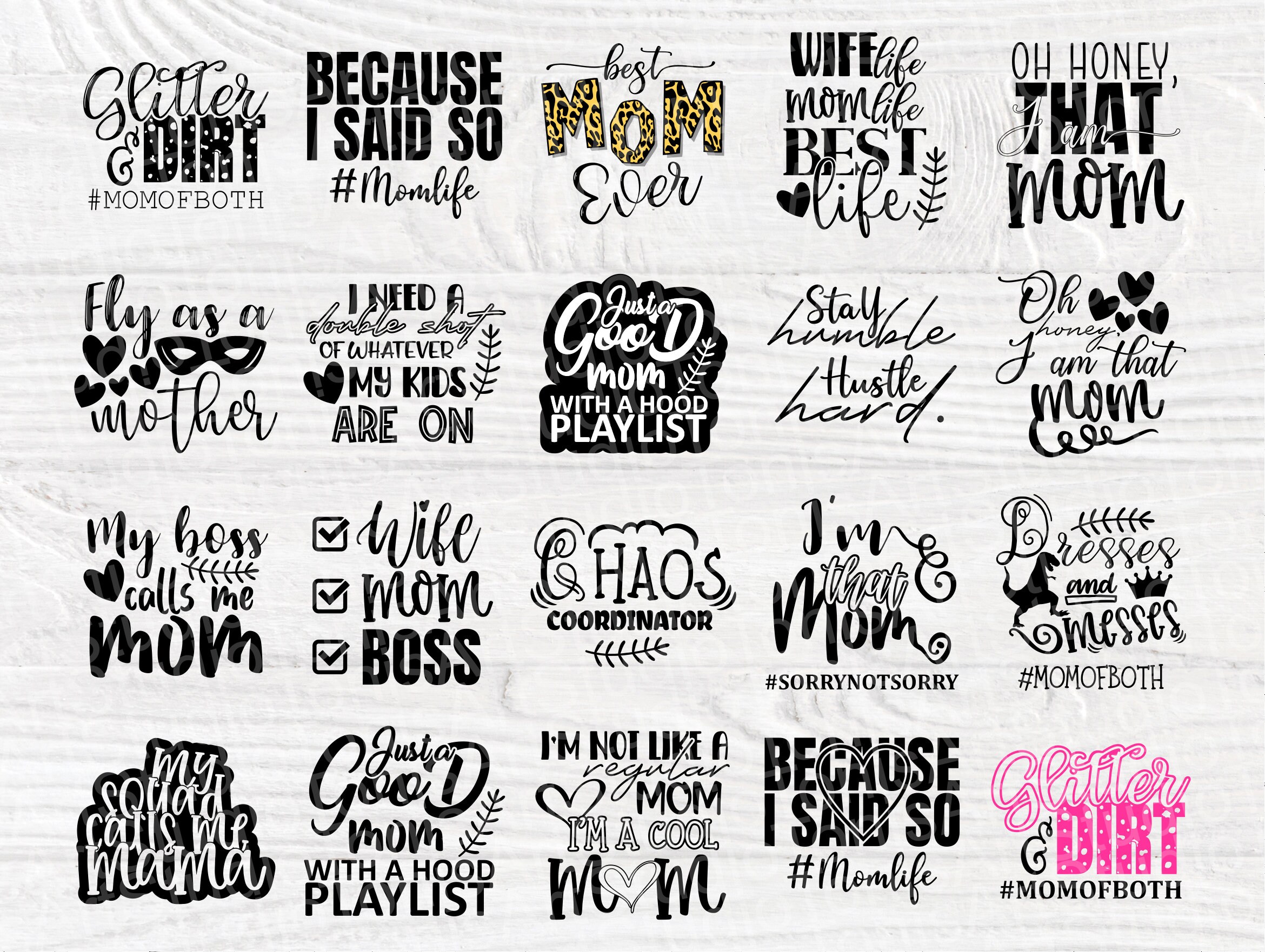 Download Funny Mom SVG Bundle, Mom Life, Mom Quotes Svg