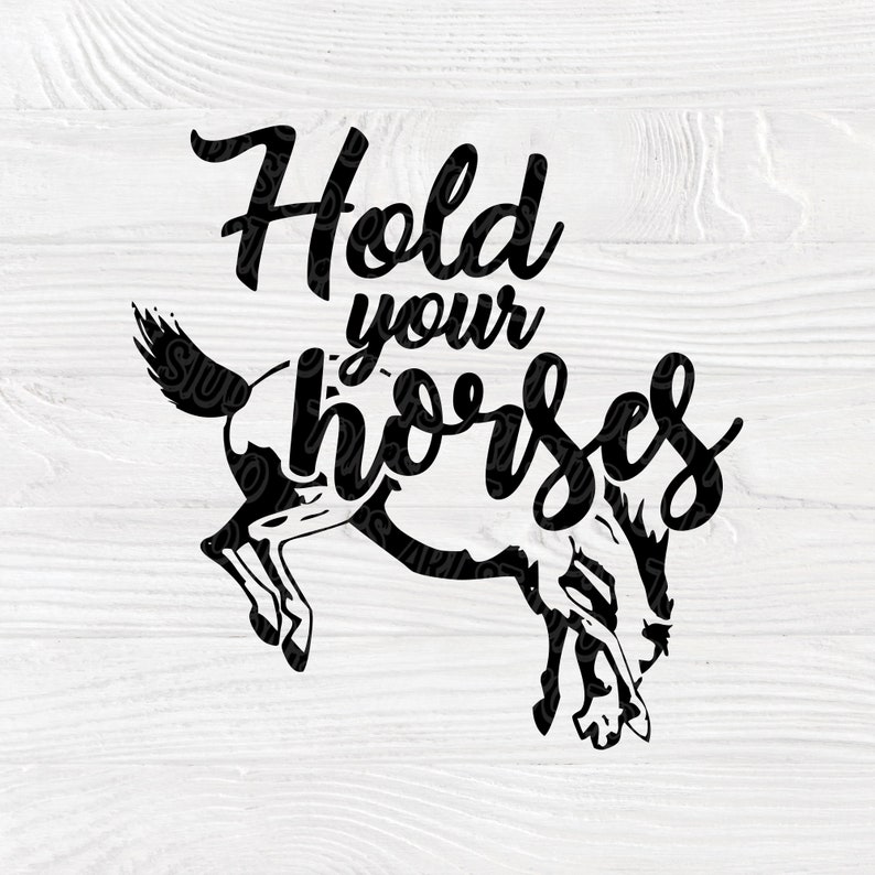 Download Hold your horses SVG Horse bundle svg Horse saying svg | Etsy