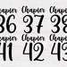 Chapter 36-55 Birthday SVG 40th 50th Shirts Svg - Etsy