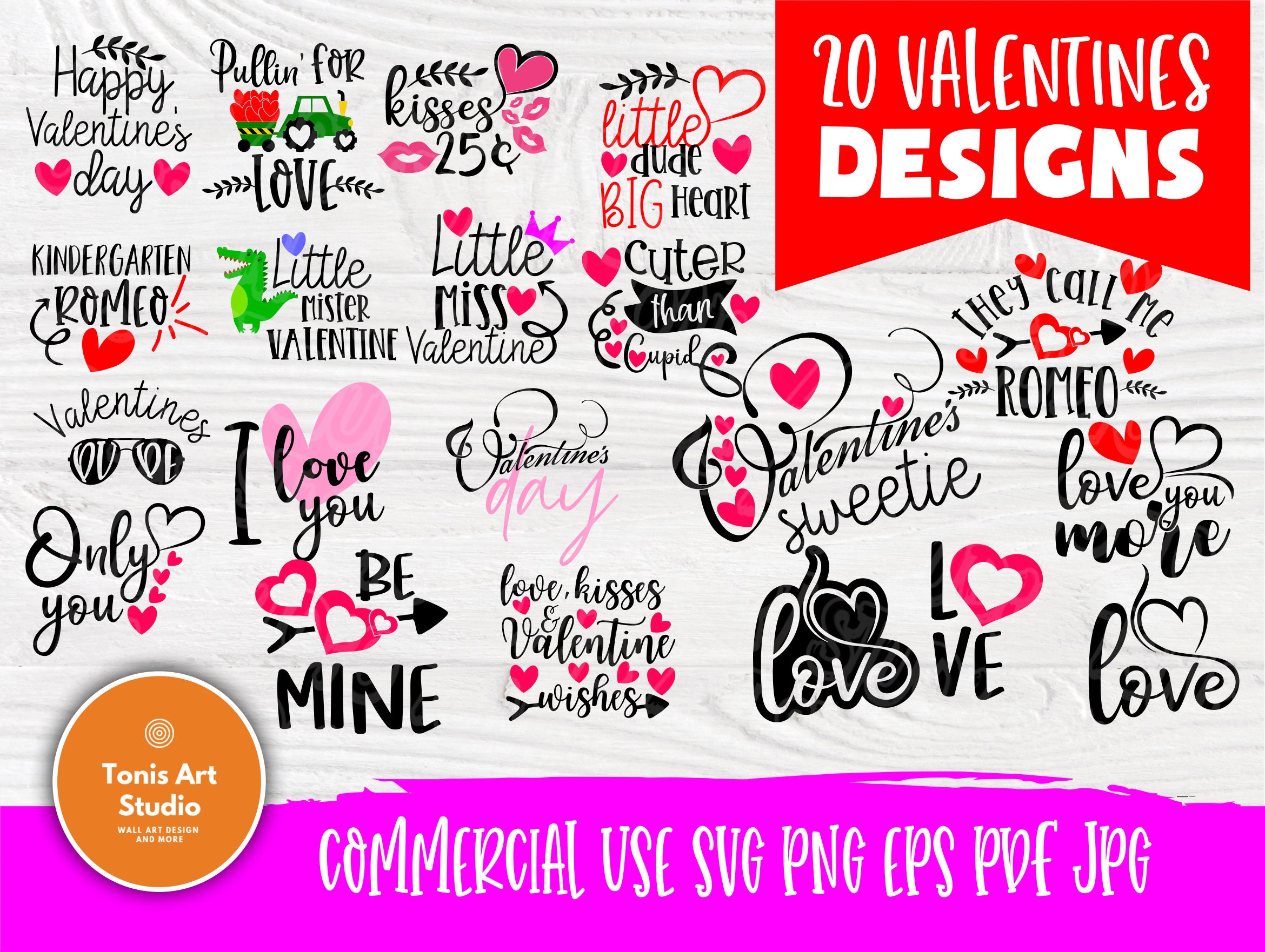 Valentine Svg Bundle Kids Valentines Day Love Svg Valentines Cut