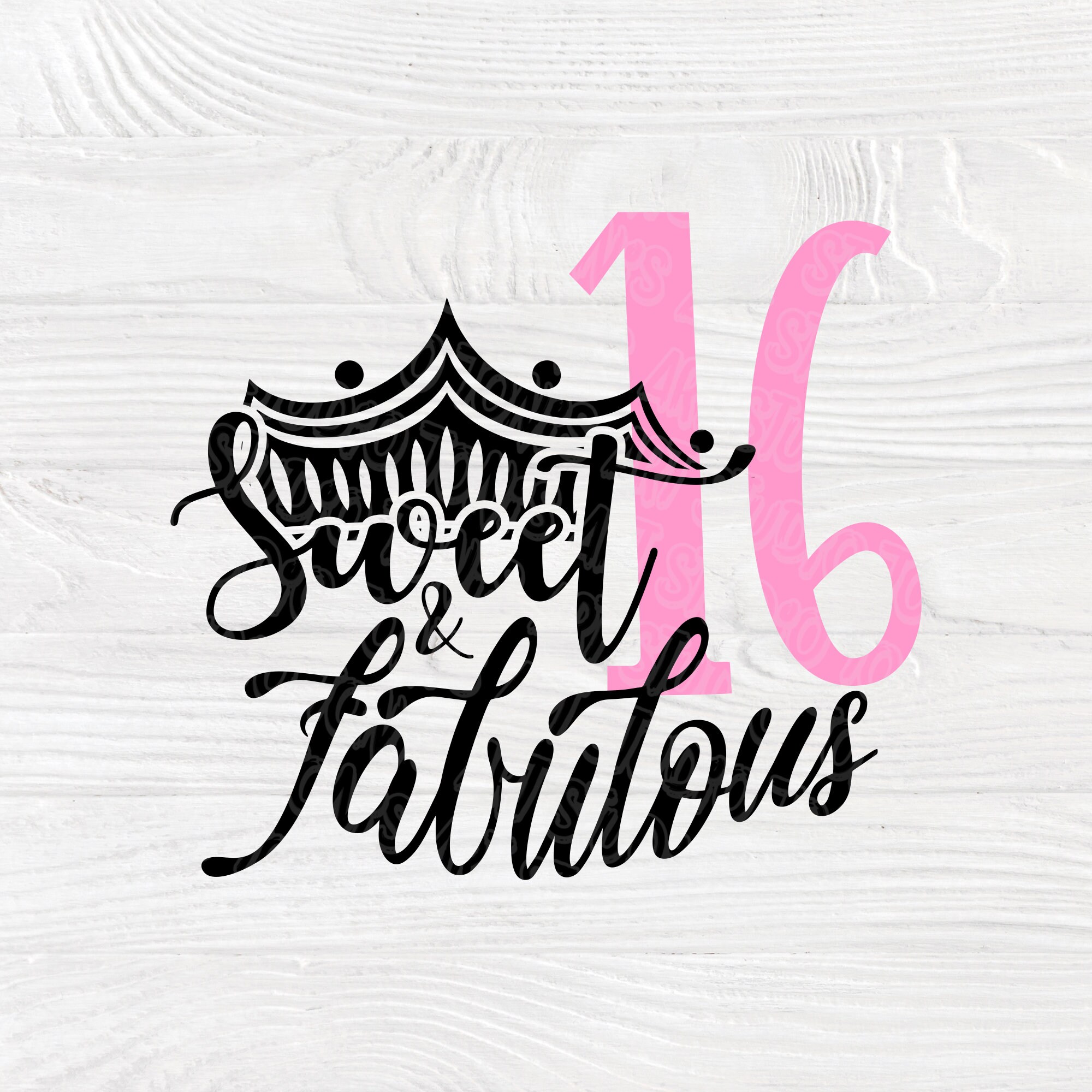 Download Sweet 16 SVG | Sweet 16 bundle | Sixteen birthday svg ...