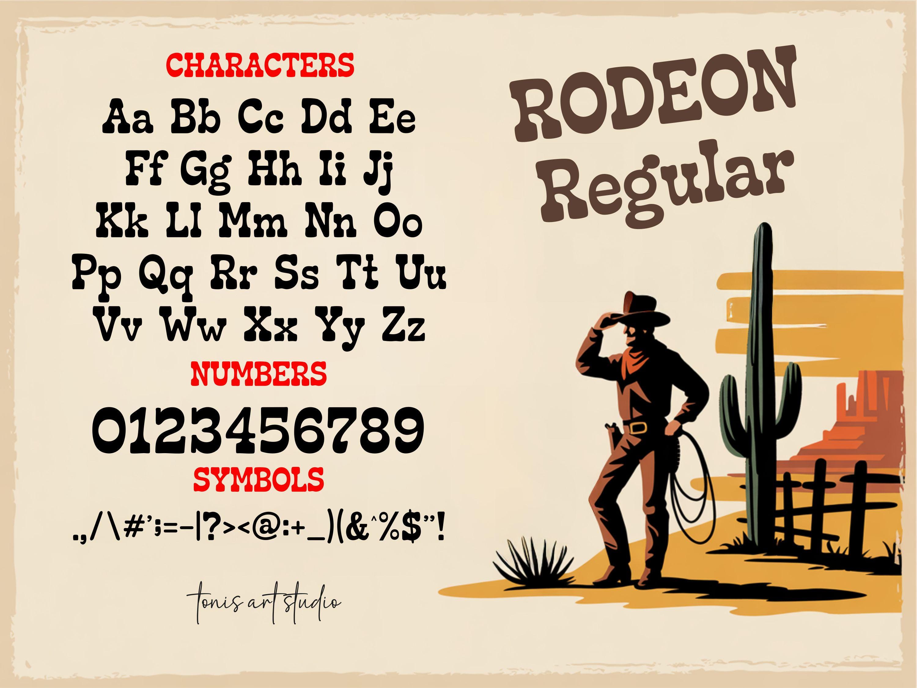 Rodeo Font Bundle: Western Cowboy Fonts for Cricut (OTF, TTF Files) - Etsy