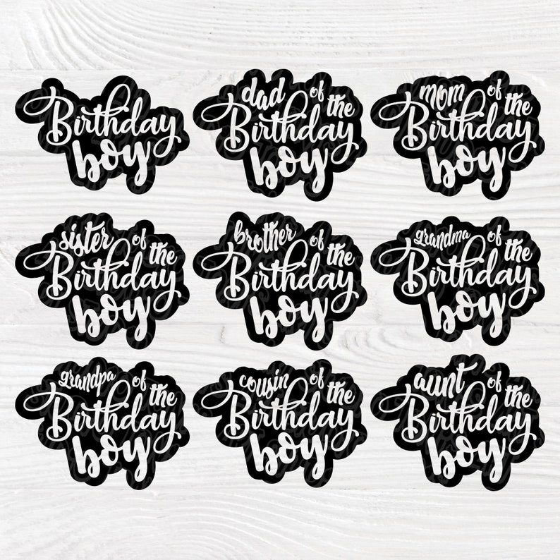 Download Birthday boy SVG Birthday boy family svg Mom and dad svg ...