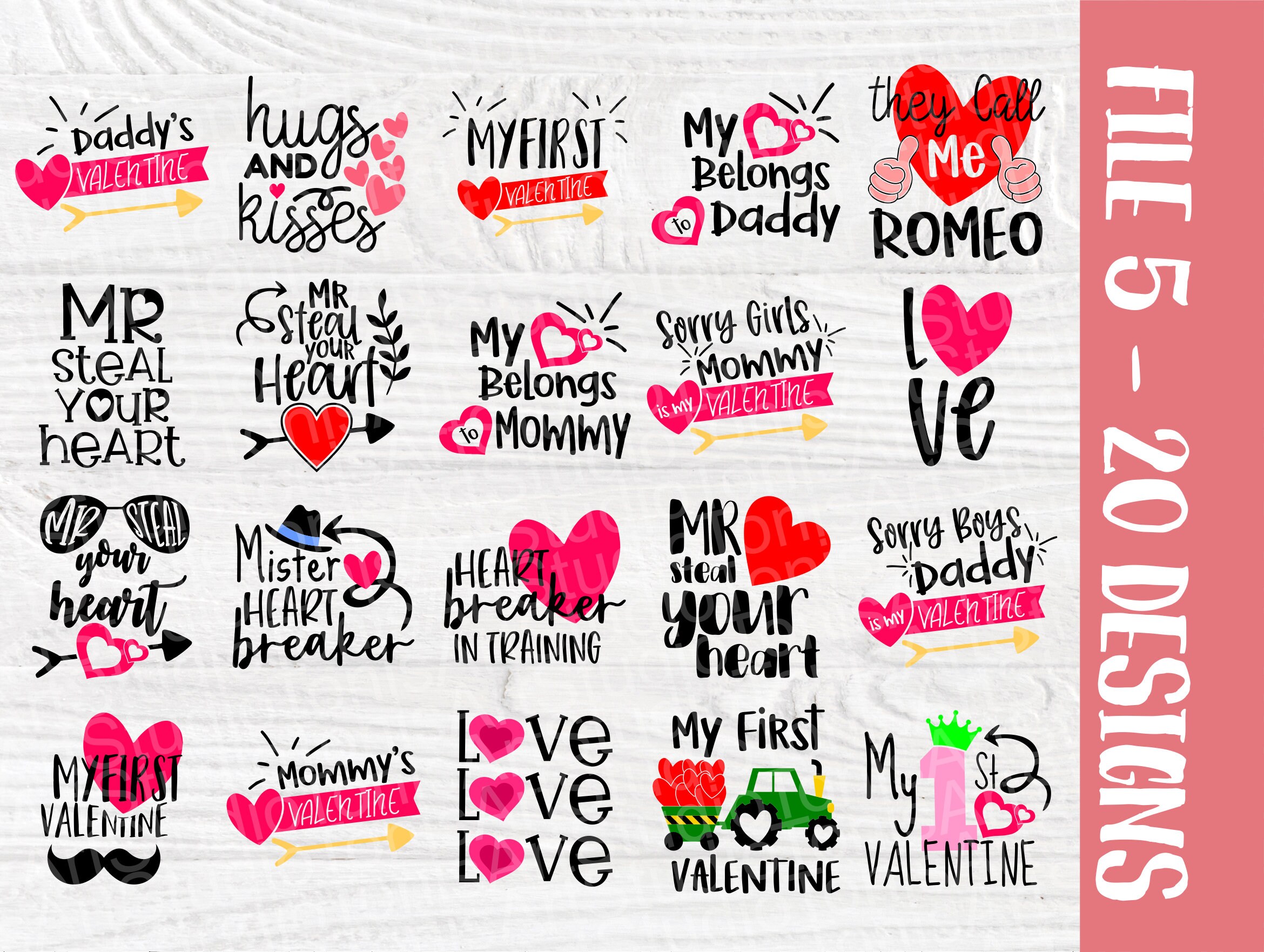 Download Valentines SVG Bundle | Kids Valentines Day | Love Svg ...