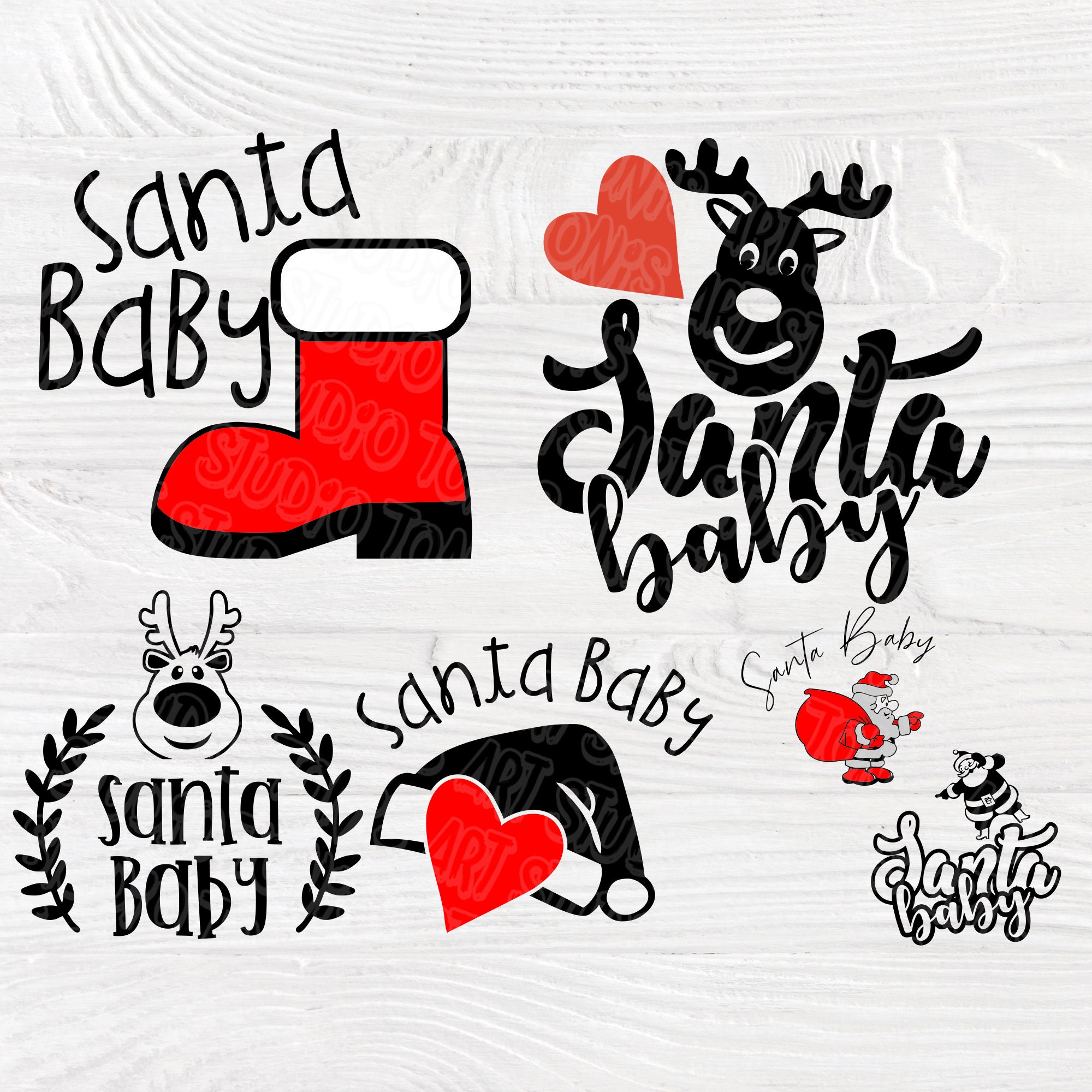 Santa Baby Svg SVG File