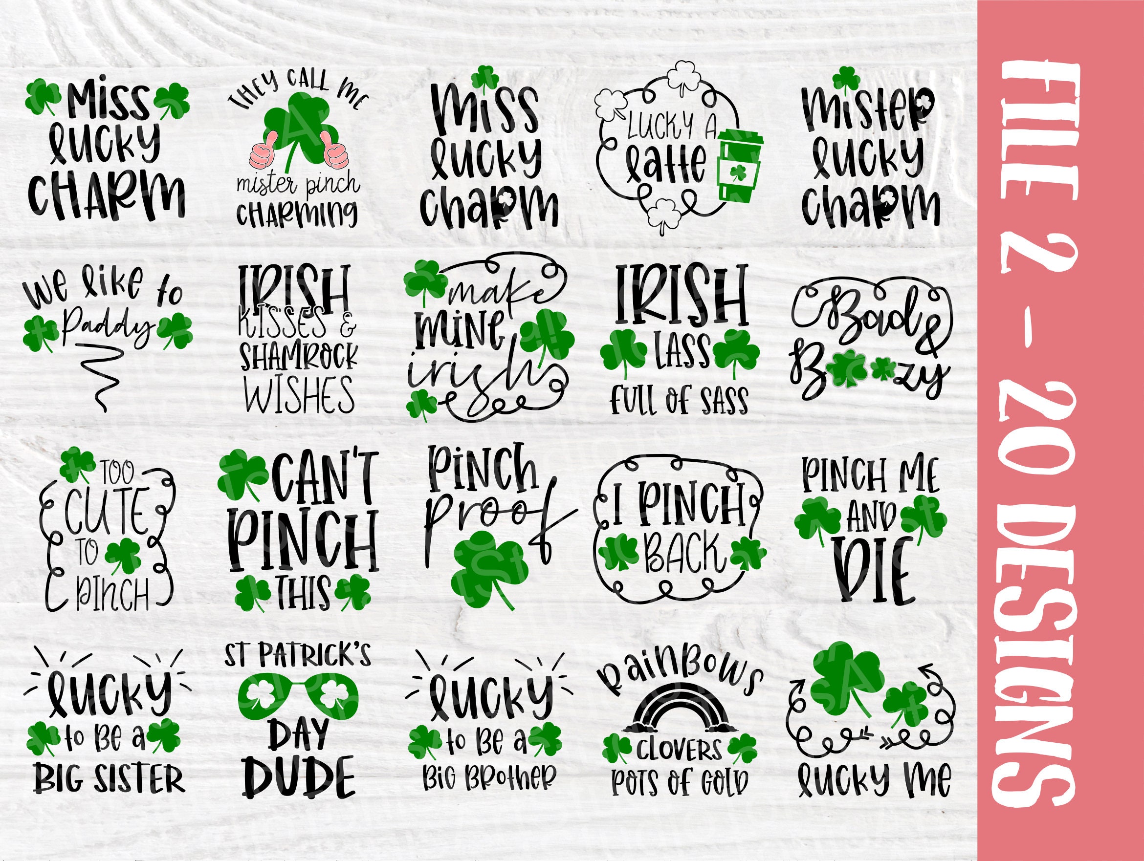 Download St Patrick's Day SVG Bundle | 100 Shirt Designs | Funny St ...