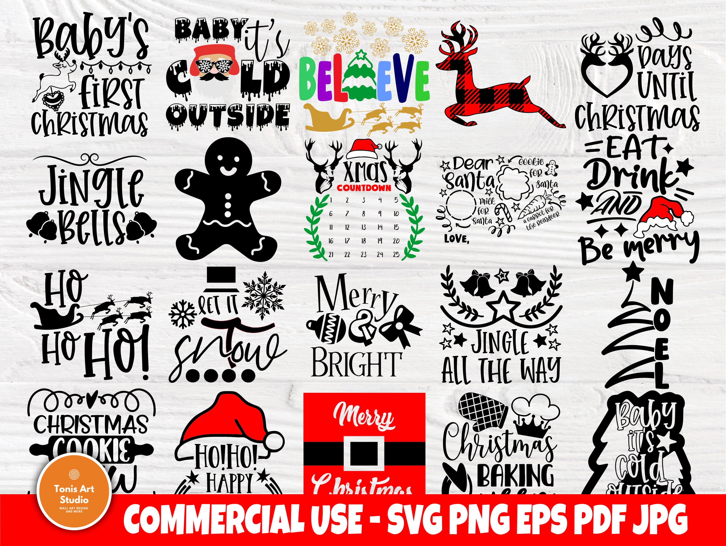 Download Christmas Svg Bundle Santa Tray Svg Santa Claus