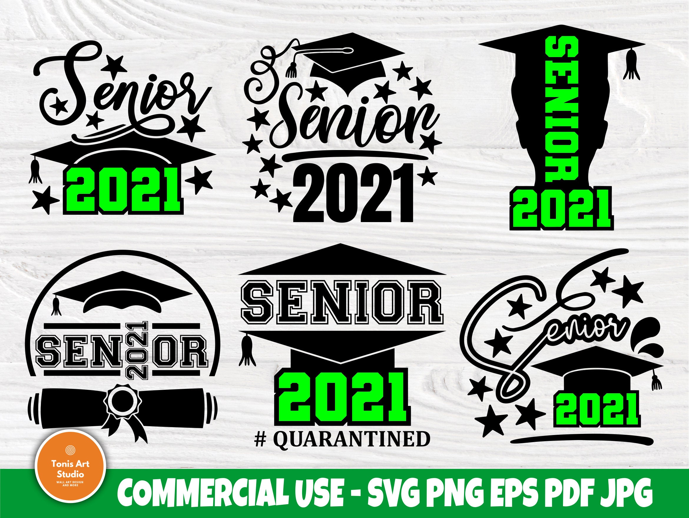 Download Senior 2021 SVG Bundle, Graduation Svg, Shirts Svg