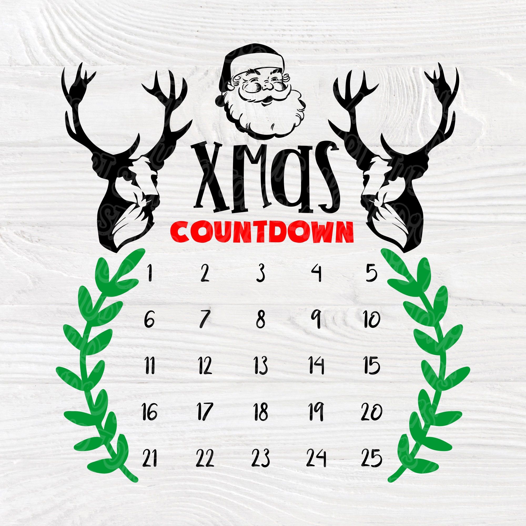 Download Christmas countdown SVG | Christmas svg | Christmas advent ...