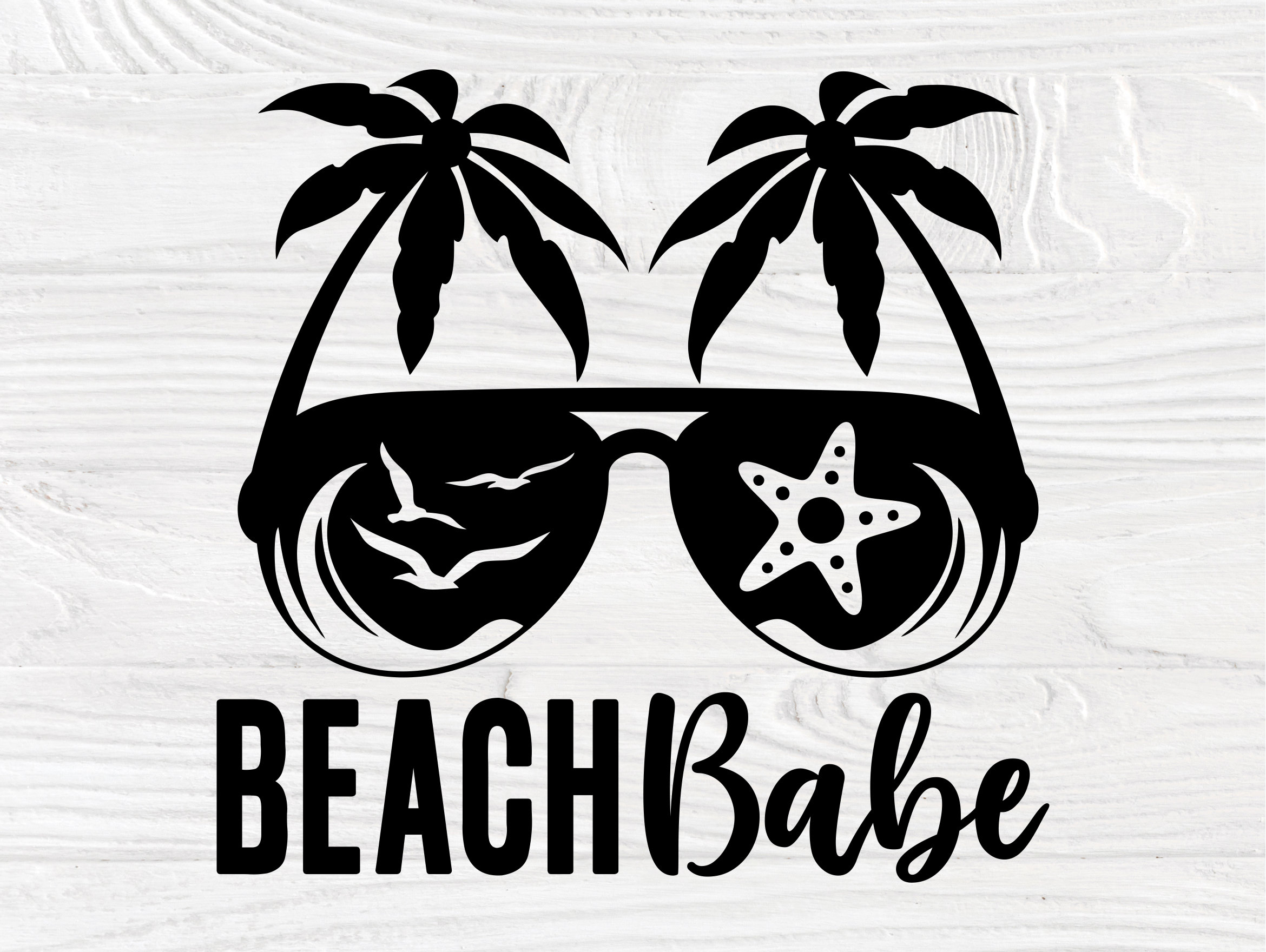 Beach Babe SVG, Summer Sign, Vacation Svg, Shirts