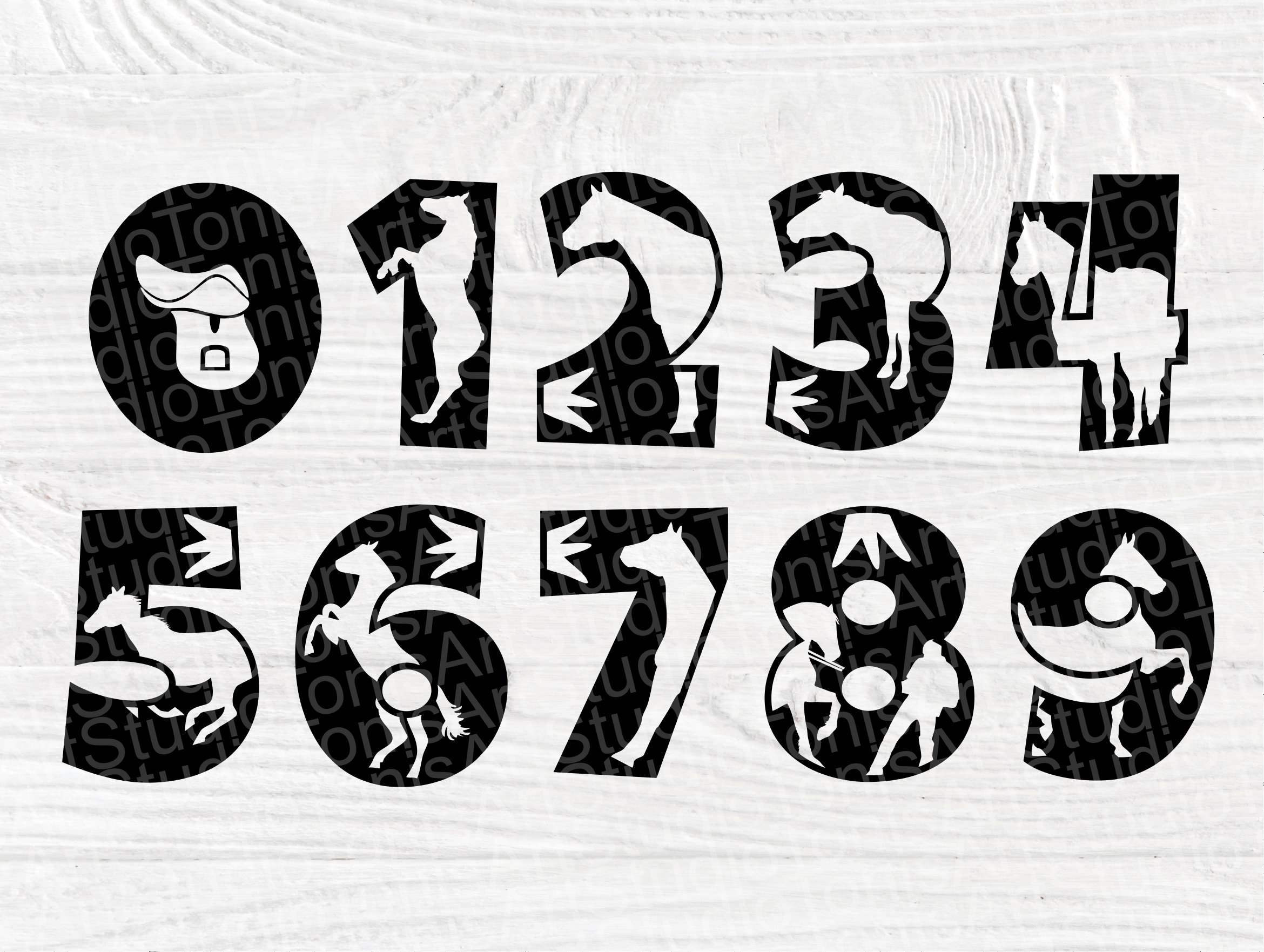 Download Horse SVG Fonts, Animal Alphabet, Horse Monogram