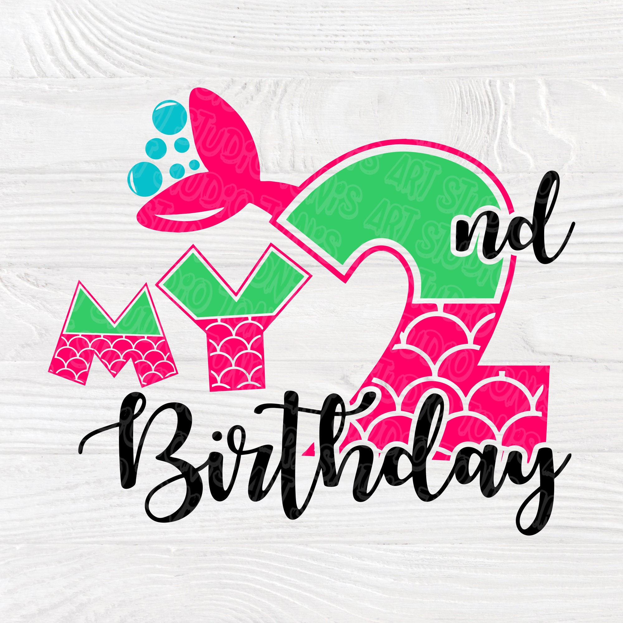 Download My second birthday SVG | Mermaid birthday svg | 2nd ...