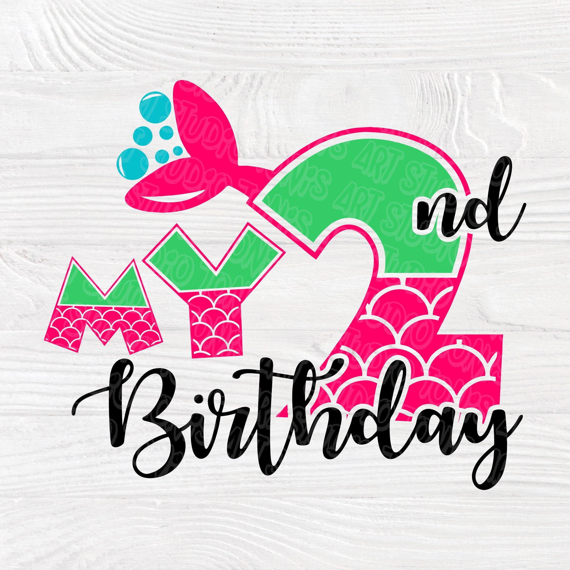 Free Free Birthday Mermaid Svg 710 SVG PNG EPS DXF File