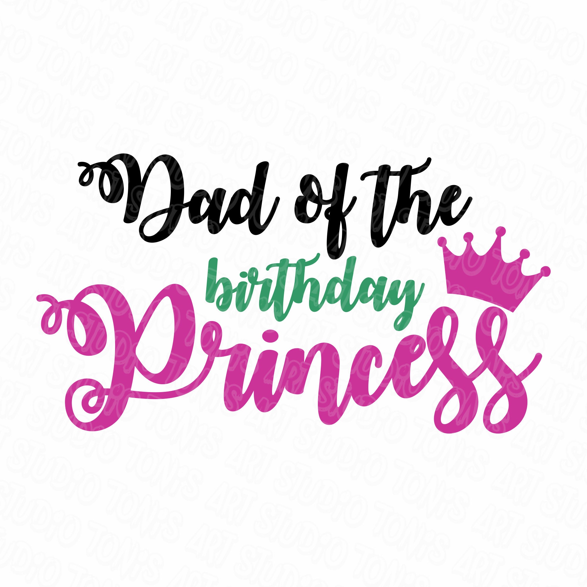 Download Birthday princess SVG, Family Svg Cut Files