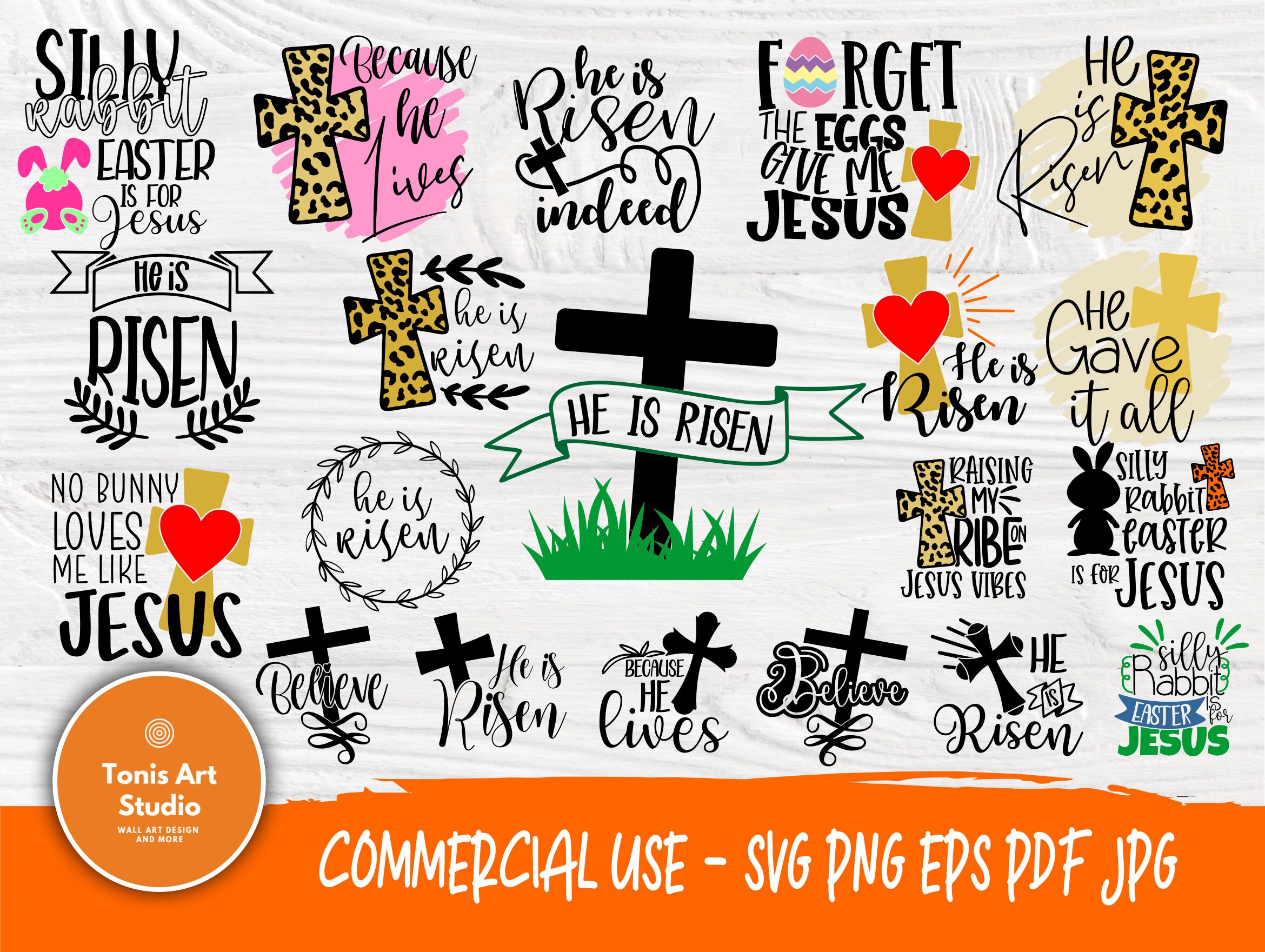 Download He Is Risen Svg Jesus Svg Cross Svg Religious