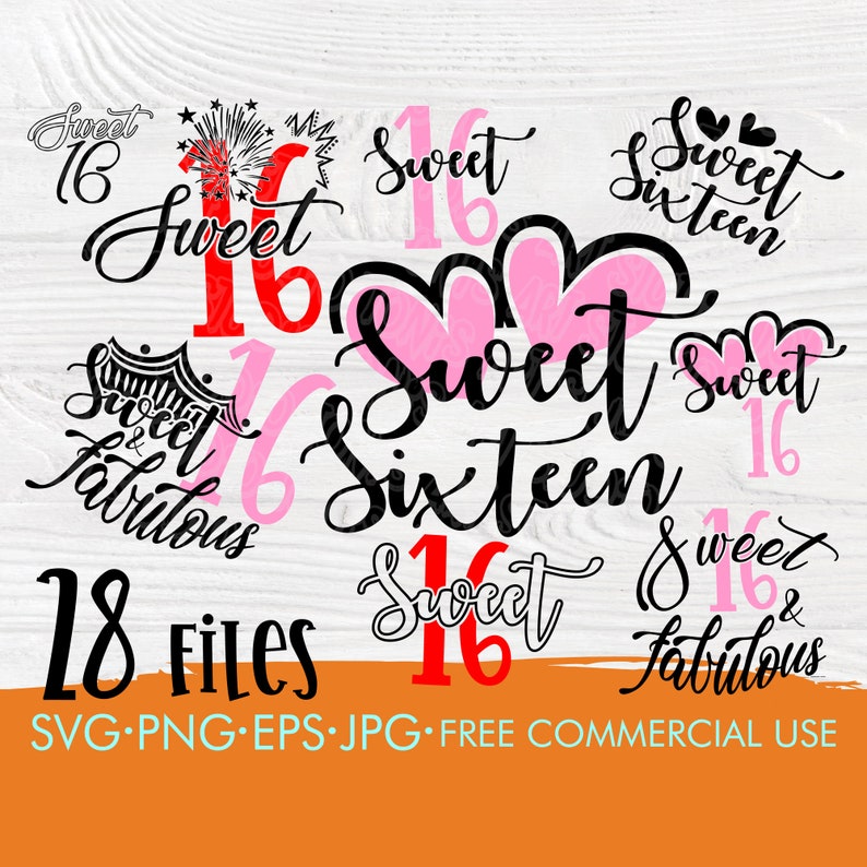 Free Free 264 Free Svg Sweet 16 SVG PNG EPS DXF File