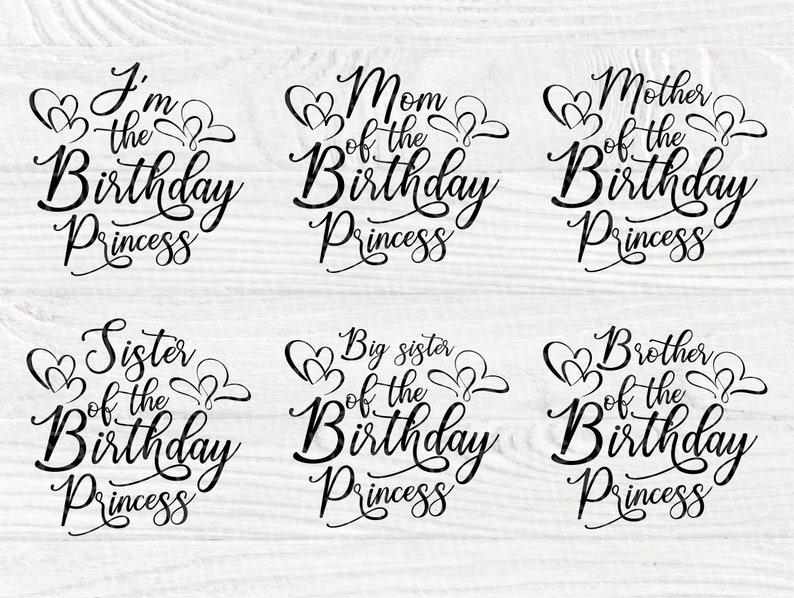Download Birthday girl SVG Princess Shirt Svg Cut Files | Etsy