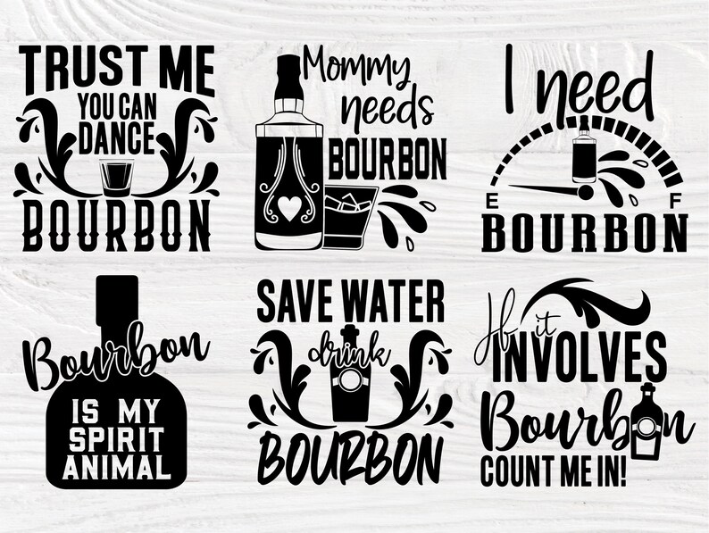 Download Bourbon SVG Bundle Drinking Svg Cricut Cut Files | Etsy