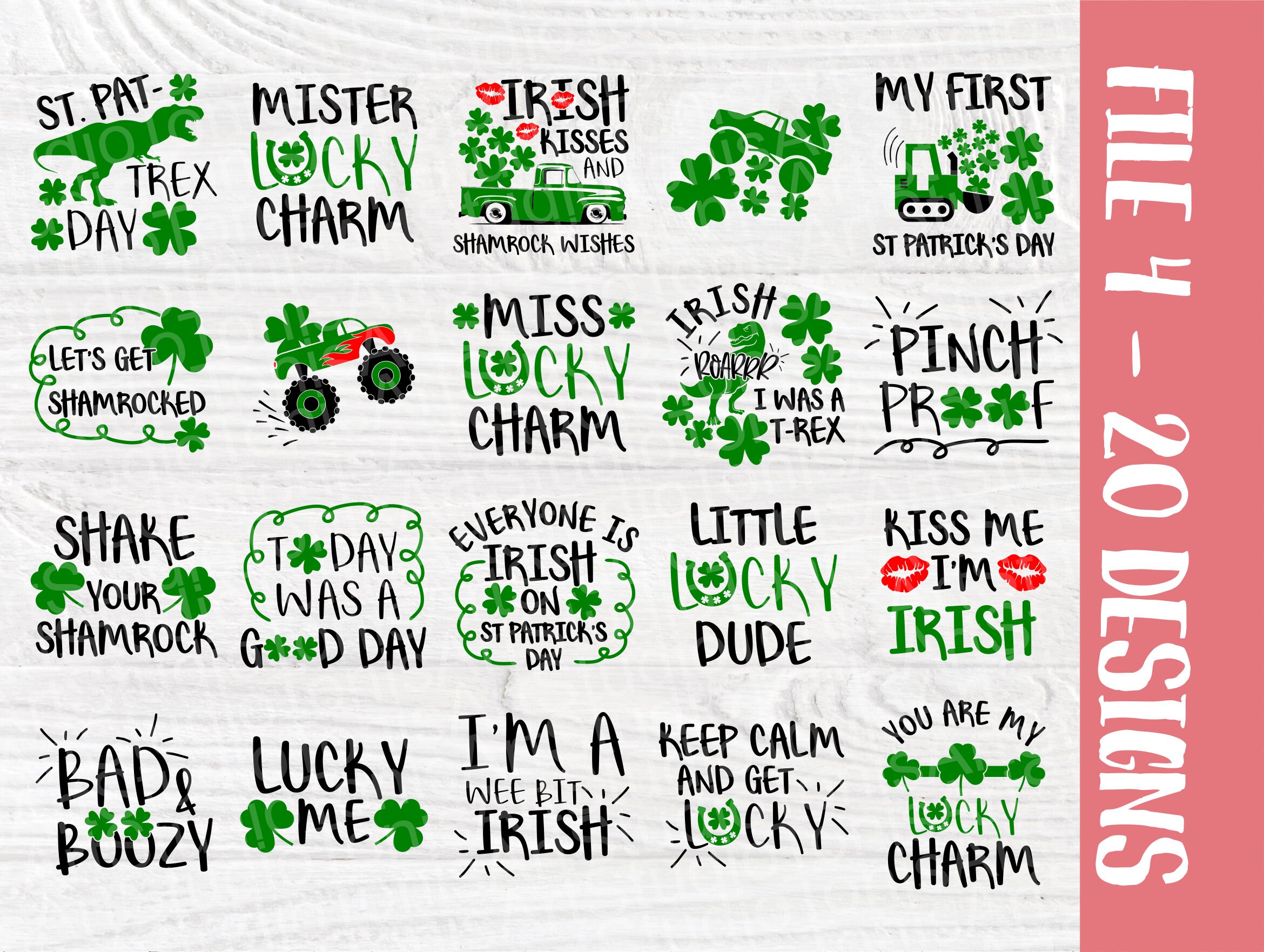 Download St Patrick's Day SVG Bundle | 100 Shirt Designs | Funny St ...
