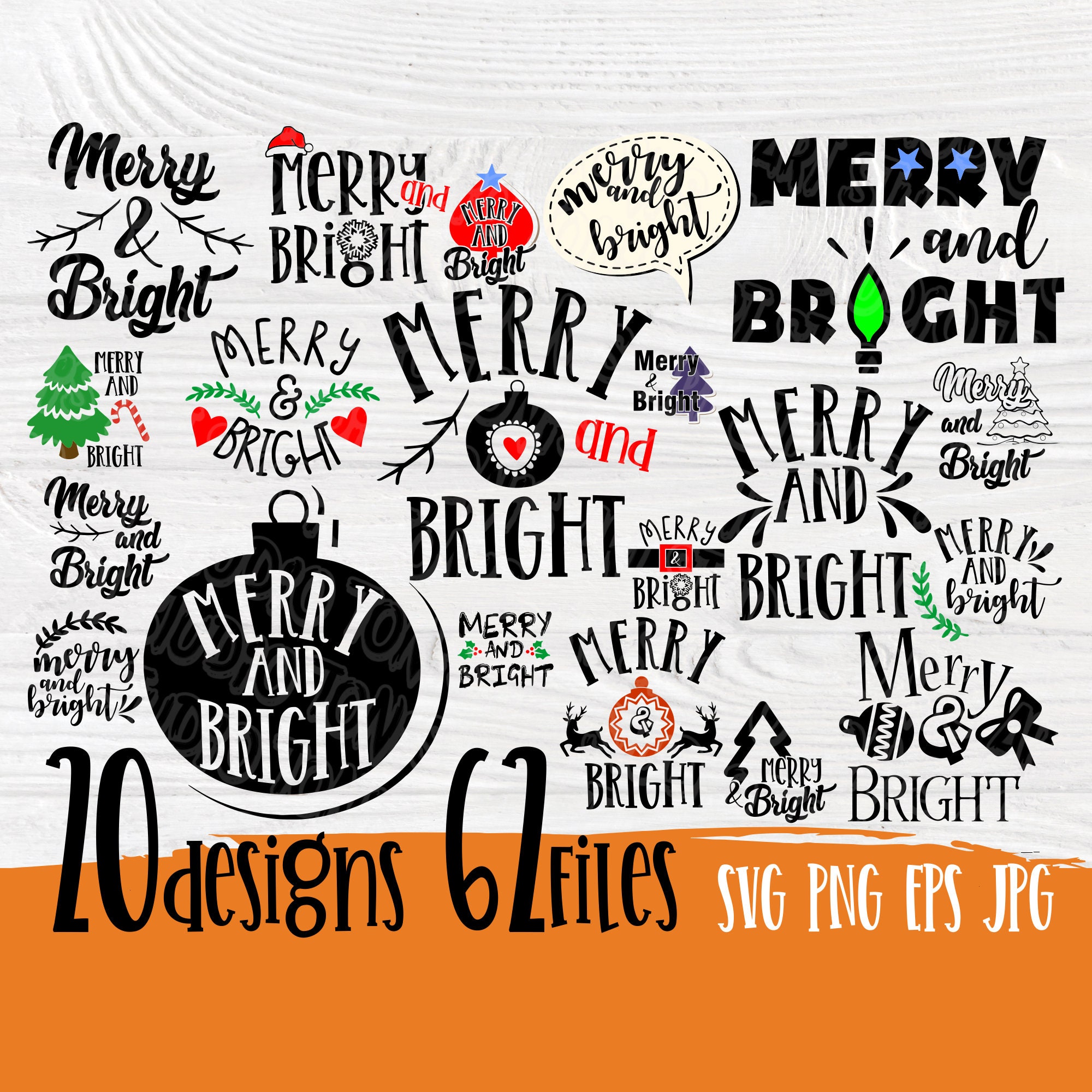 Download Merry and bright SVG | Christmas svg bundle | Christmas ...