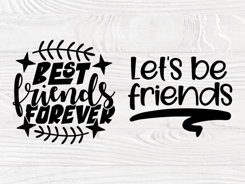 Download Friendship Svg Bundle Best Friends Svg Designs | Etsy