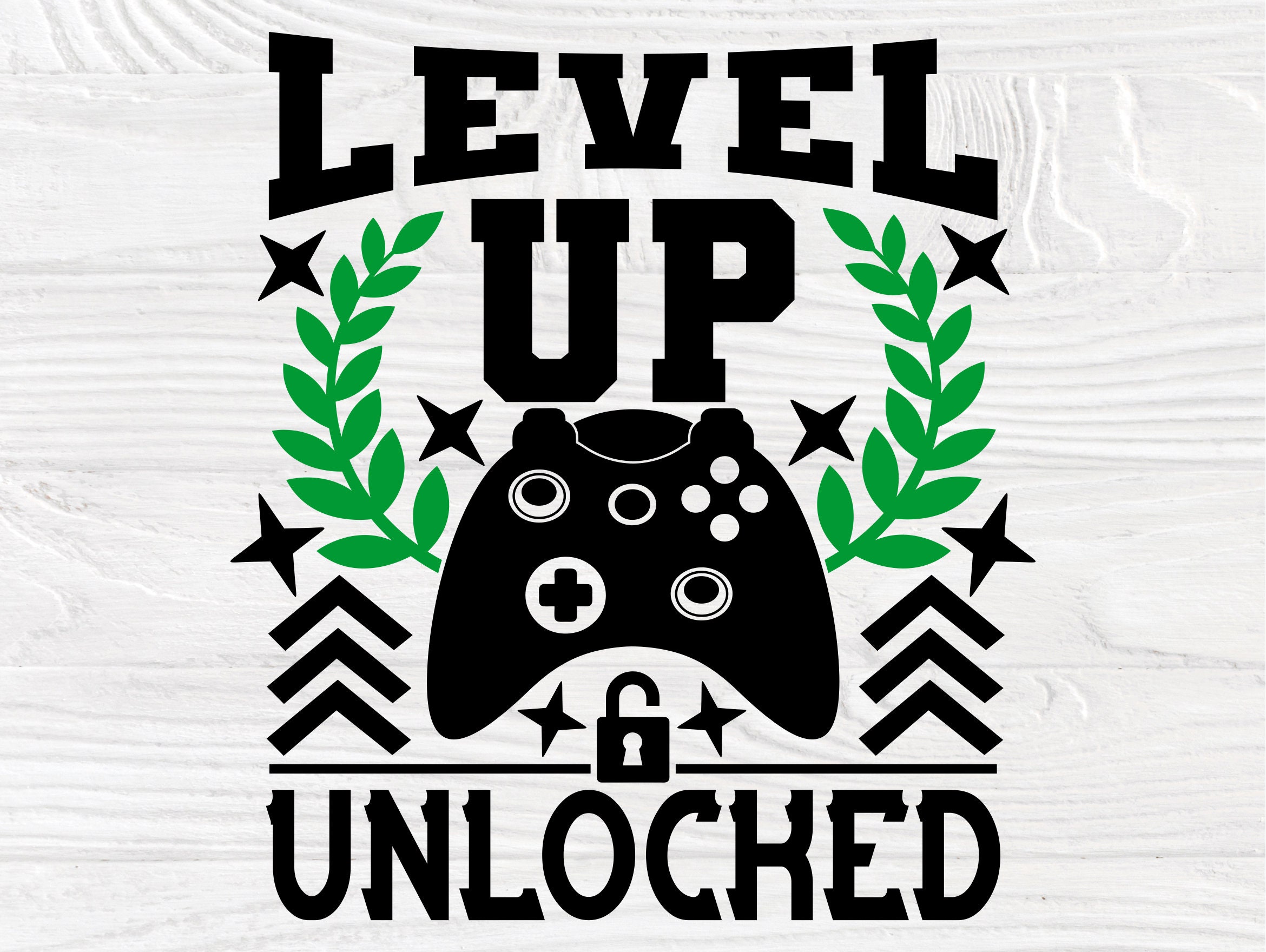 Download Level Unlocked SVG Bundle, Birthday Svg, Gamer Svg