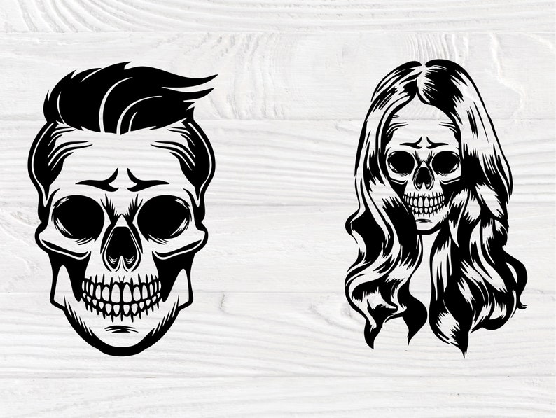 Download Halloween SVG Bundle Skulls SVG Woman Skull Svg | Etsy