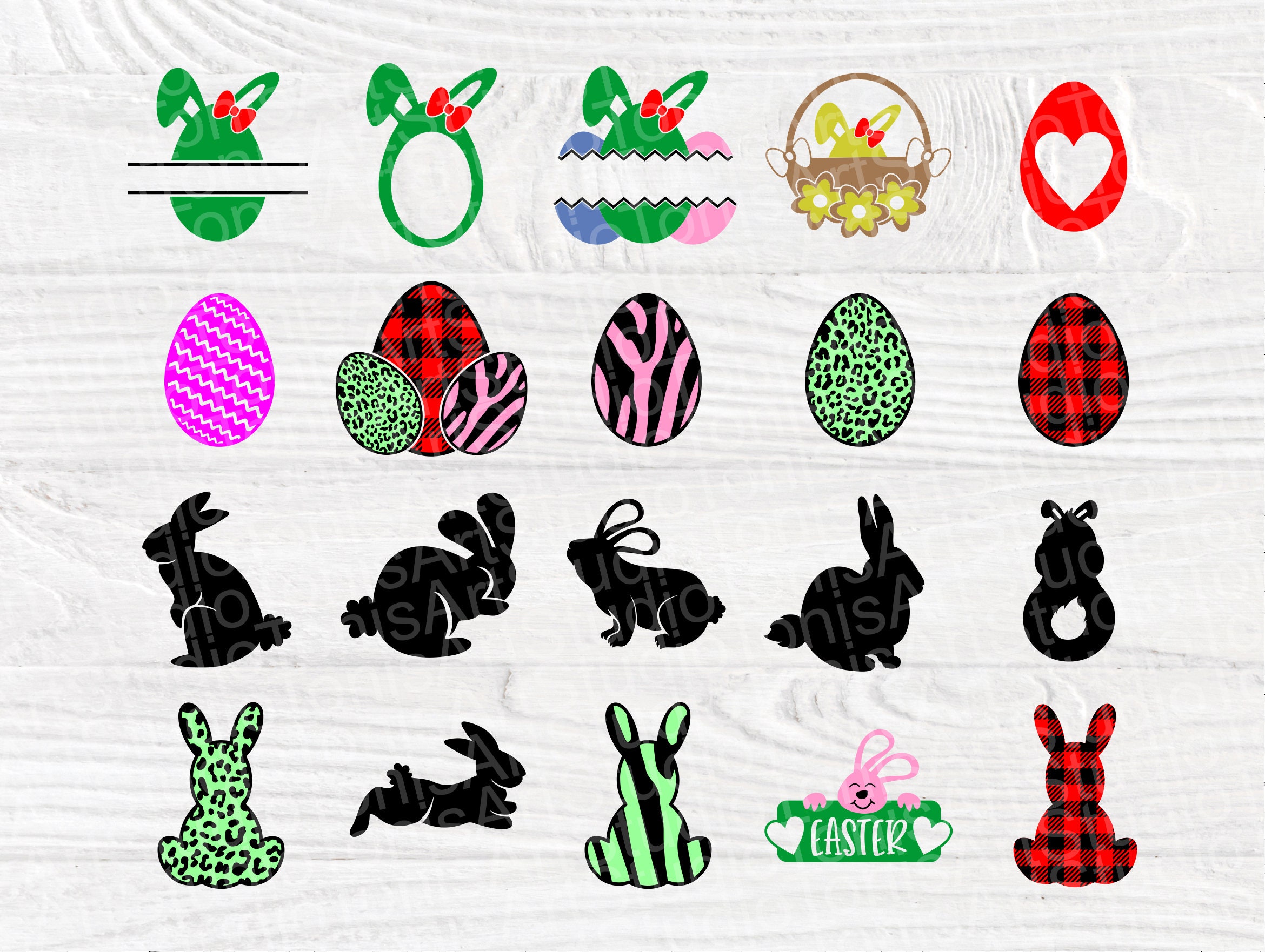 Download Easter SVG Cut Files | Rabbit Svg | Egg Svg | Rabbit ...