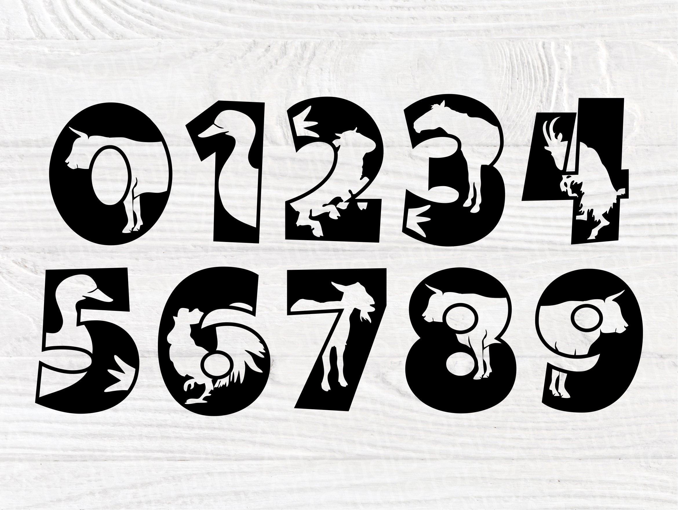 Animal Alphabet Svg | Farmhouse Font | Svg Files for ...