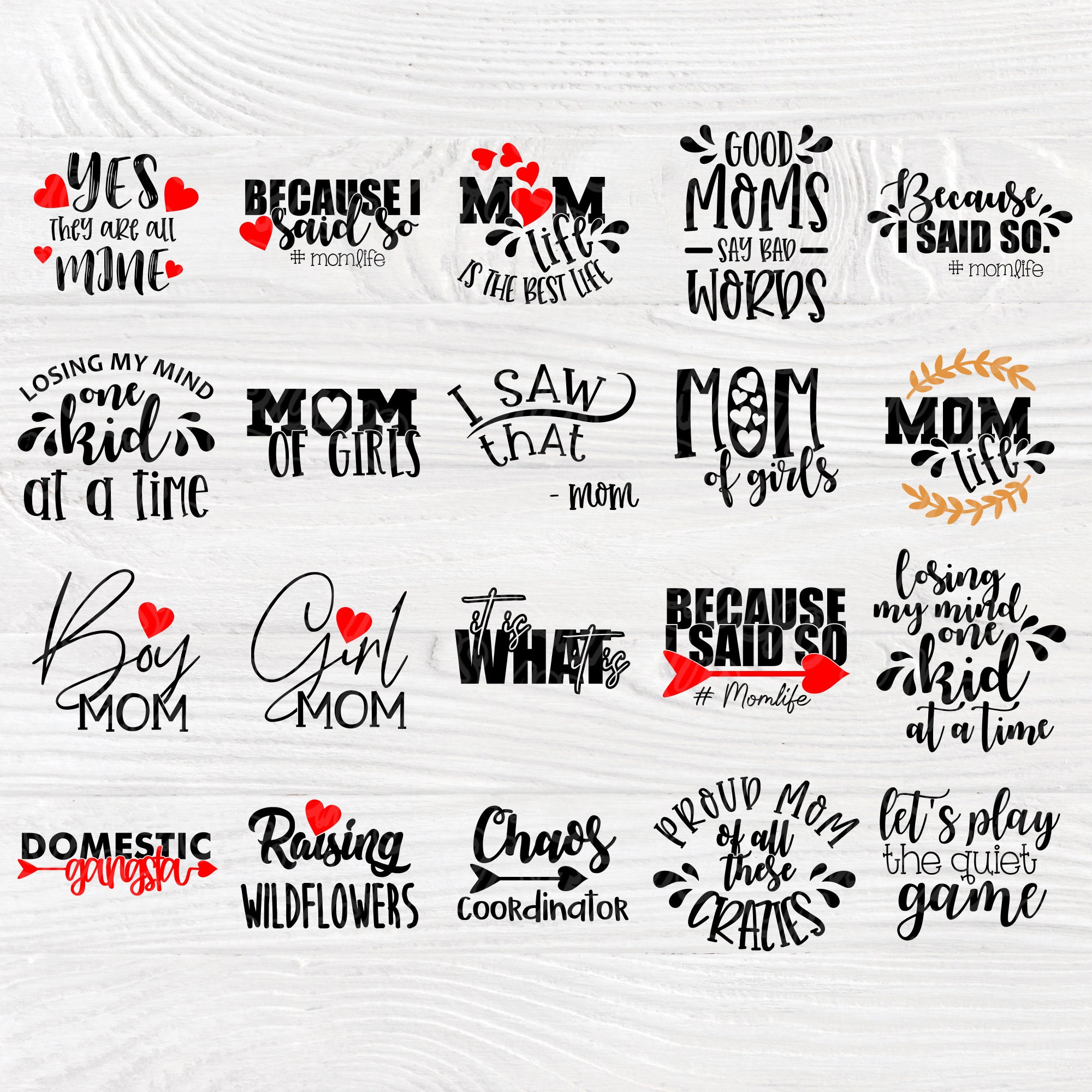 Download Mom Quotes SVG Bundle, Mom Life Svg Cut Files