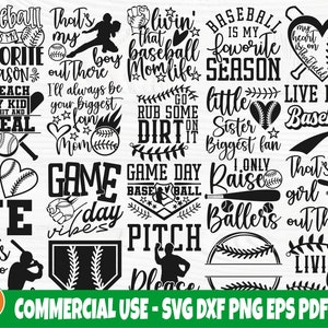 Baseball SVG Bundle, Baseball Sayings, Sports Svg