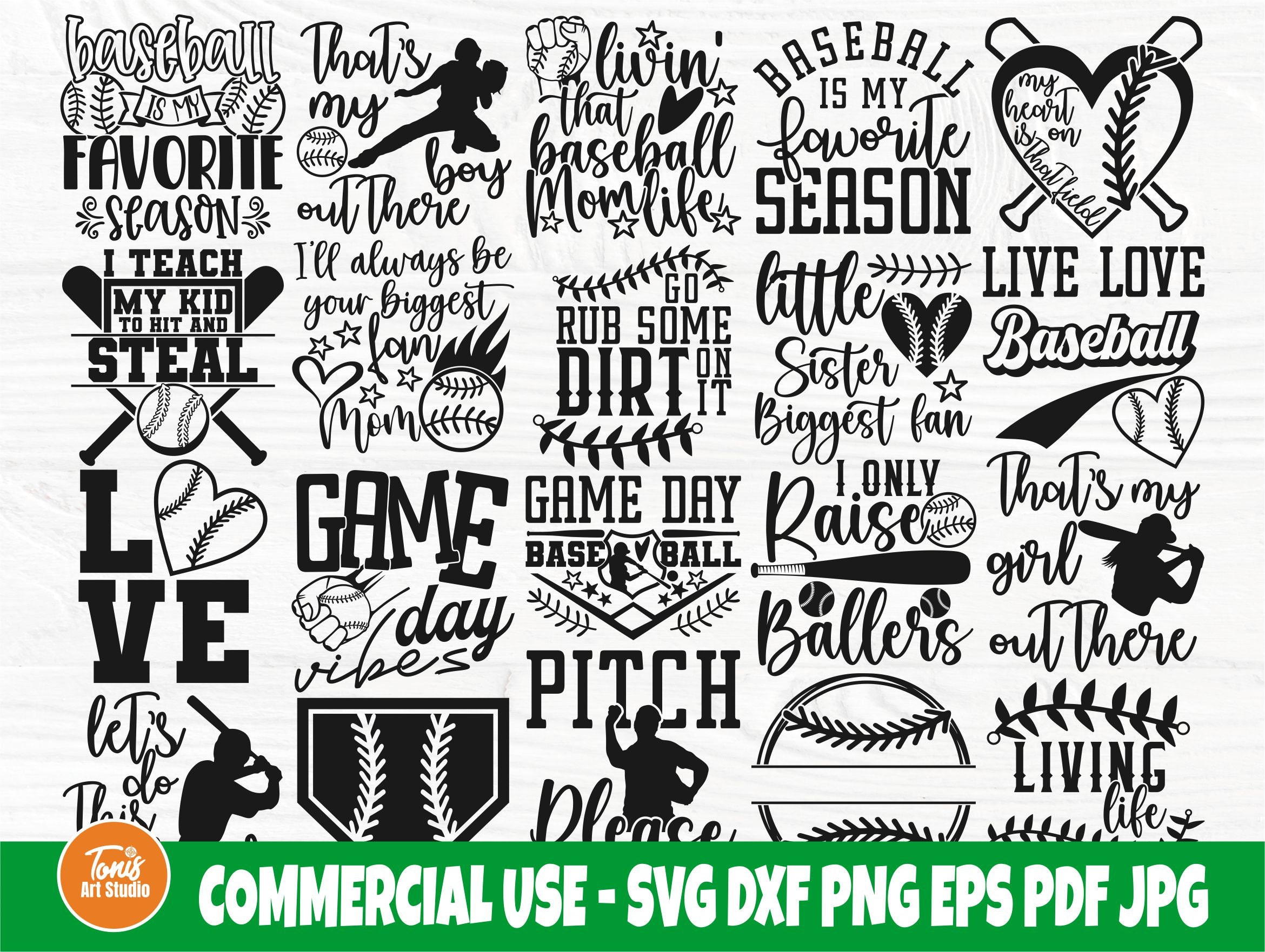 Baseball SVG Bundle Baseball Sayings Sports Svg Etsy UK
