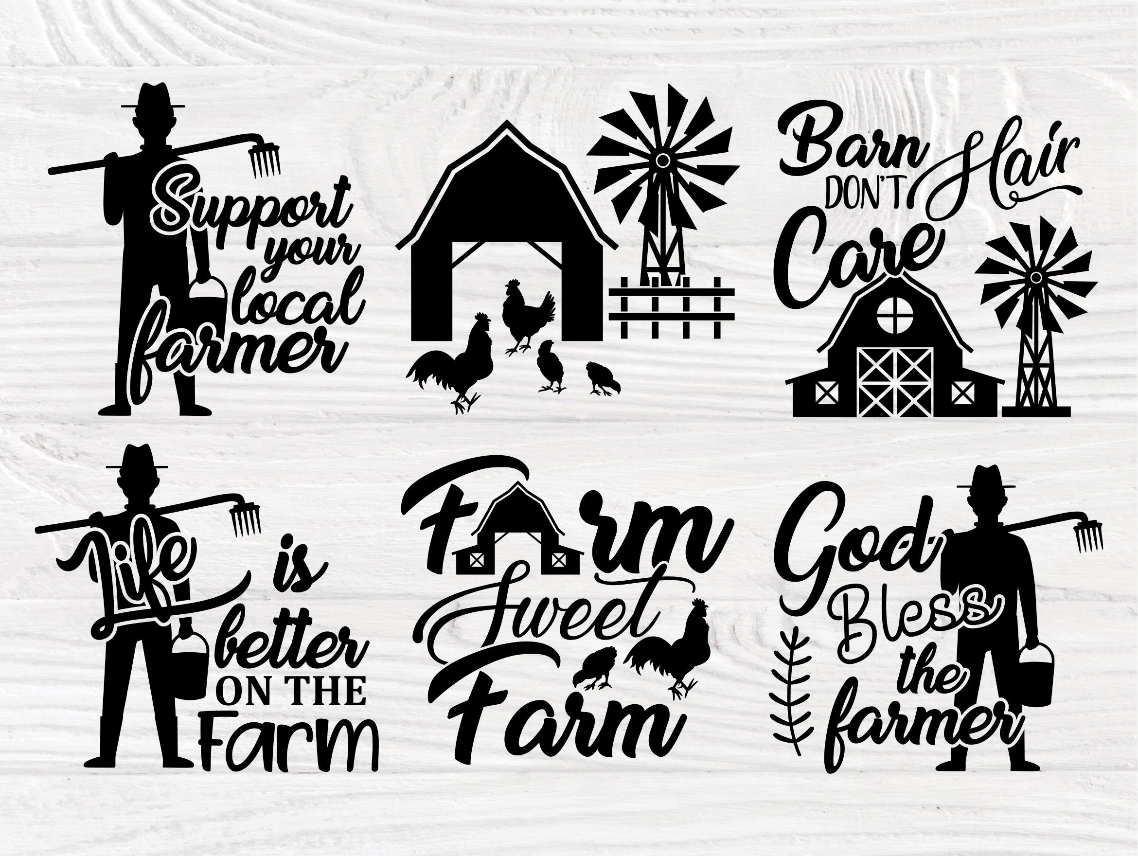 Barn Svg Farm Svg Barn Farmhouse Svg Farming Svg Png Cut Files For ...