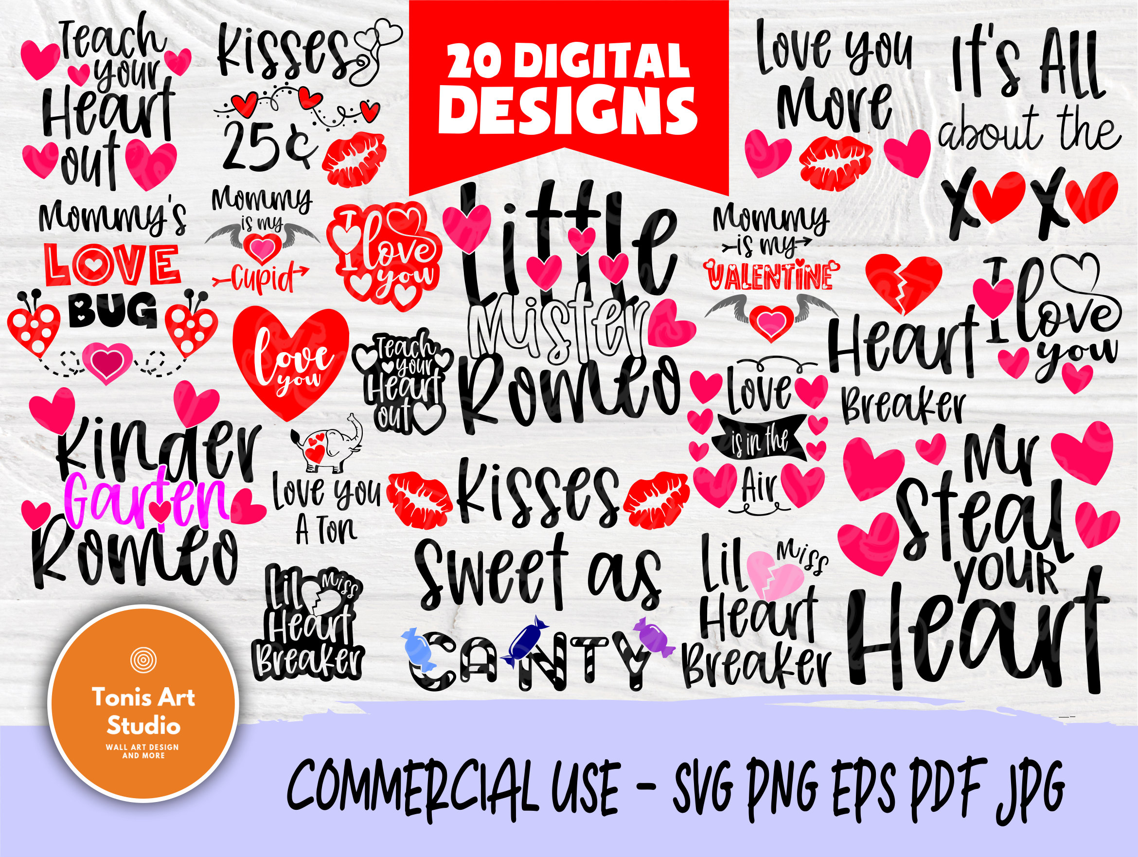 Valentine SVG Bundle | Funny Valentines Quotes Svg | Valentines Signs