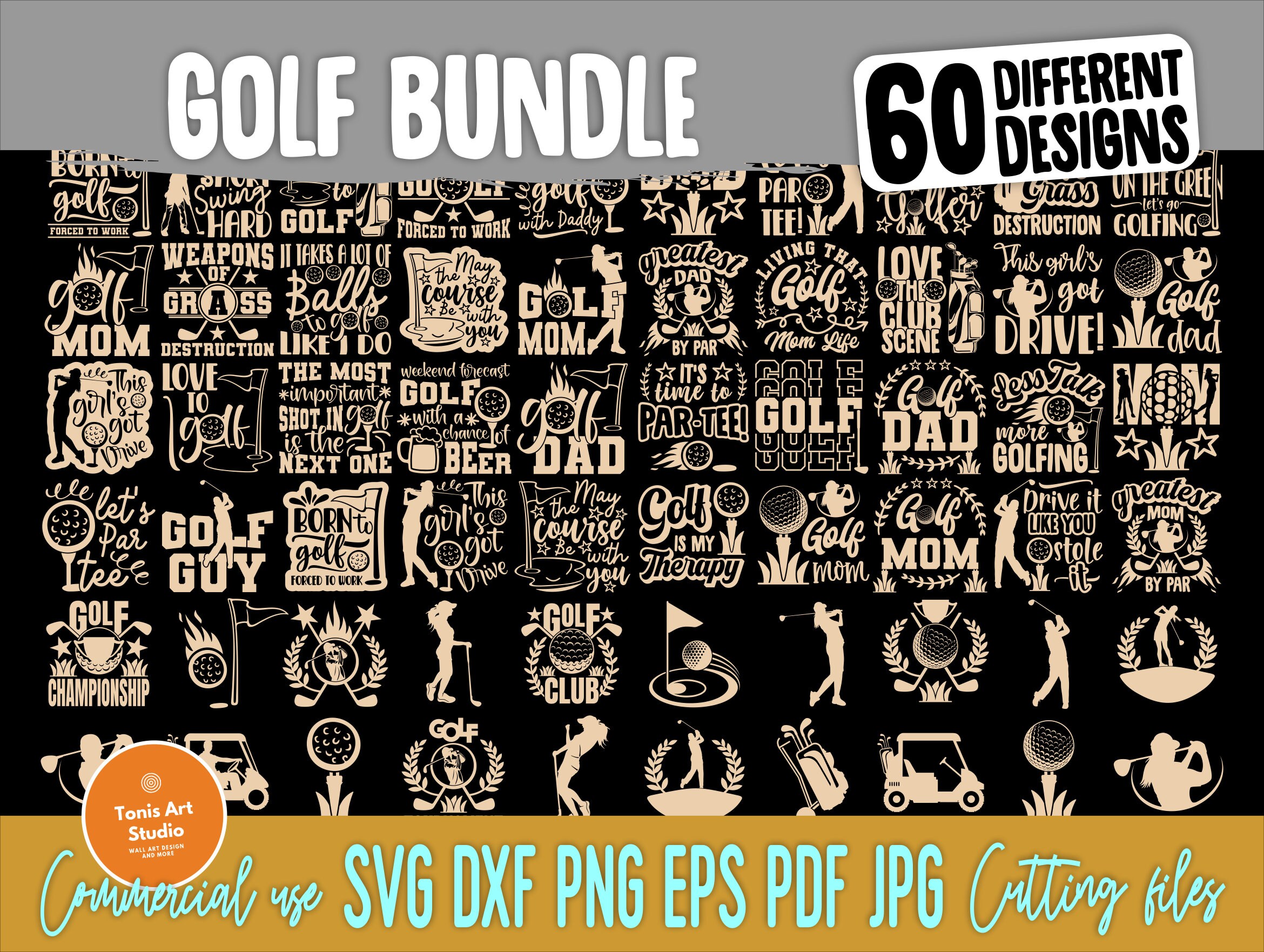 Download Golf Svg Bundle Golfing Svg Golfer Svg Quotes