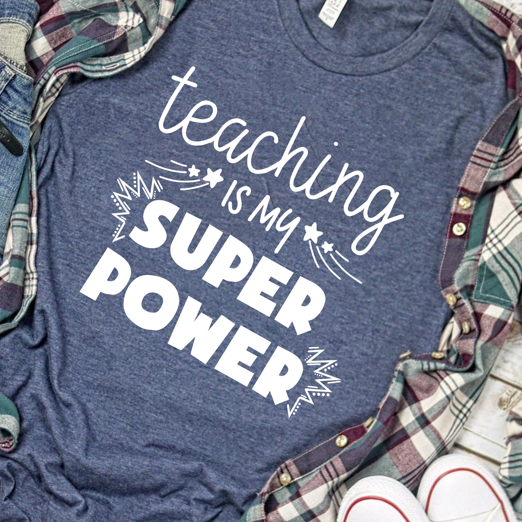 Download Teaching Is My Super Power Svg Eps Png Pdf Jpg Cut Files, Funny Teacher Svg, Back To School ...