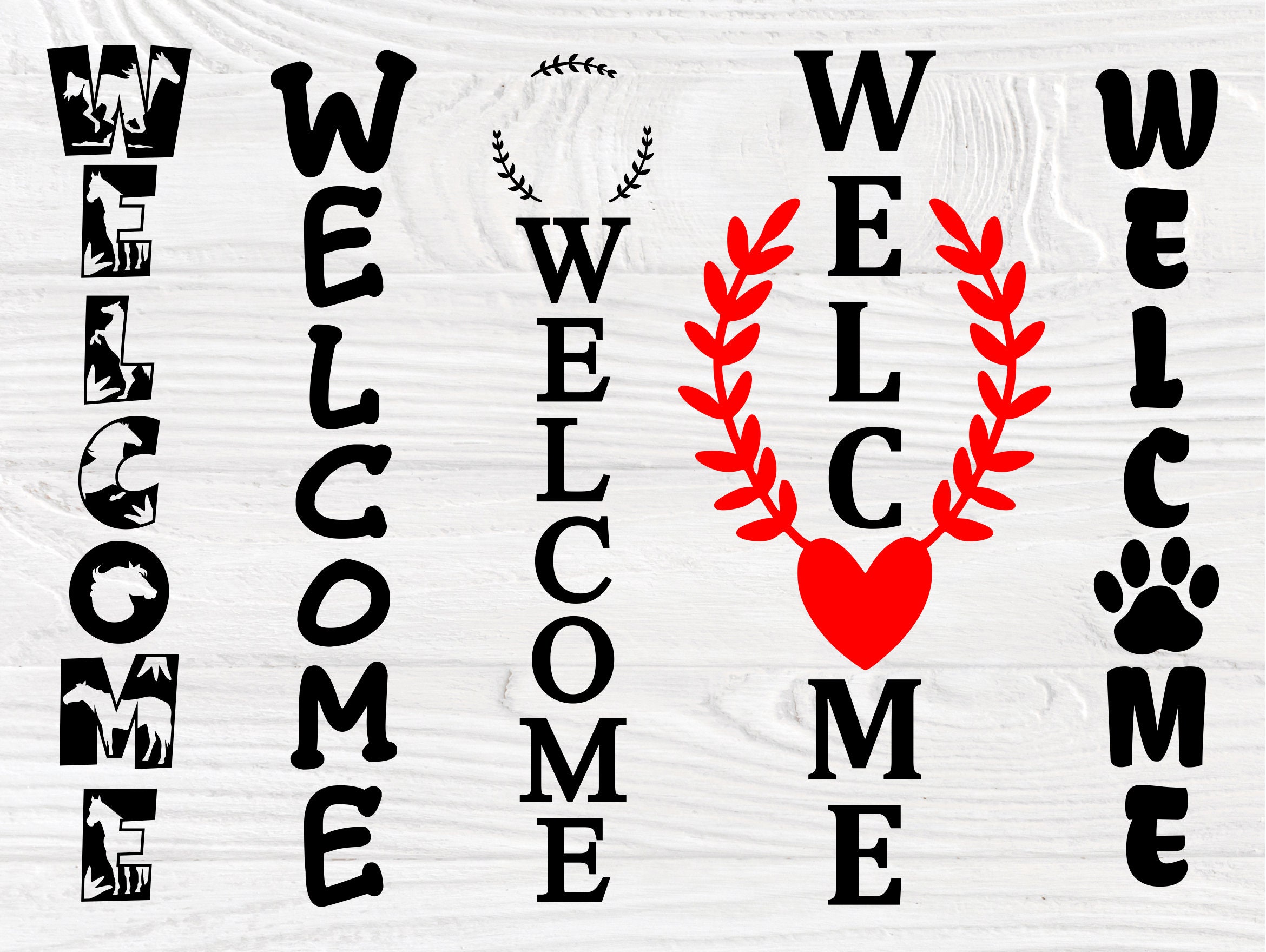 Download Welcome SVG Bundle, Porch Sign Svg, Farmhouse Svg