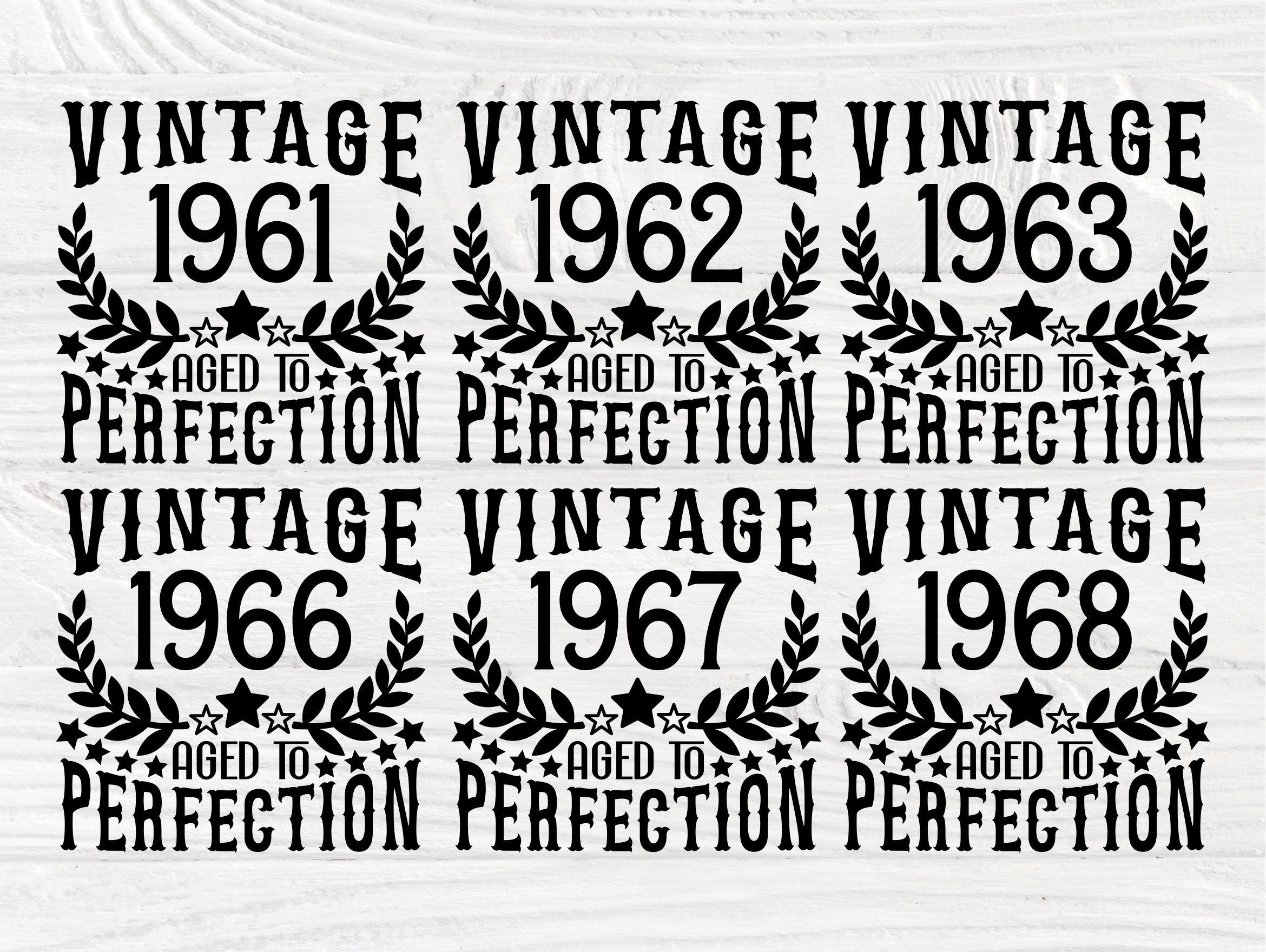 Download Vintage Birthday Svg 1961 1980 Birthday Shirts