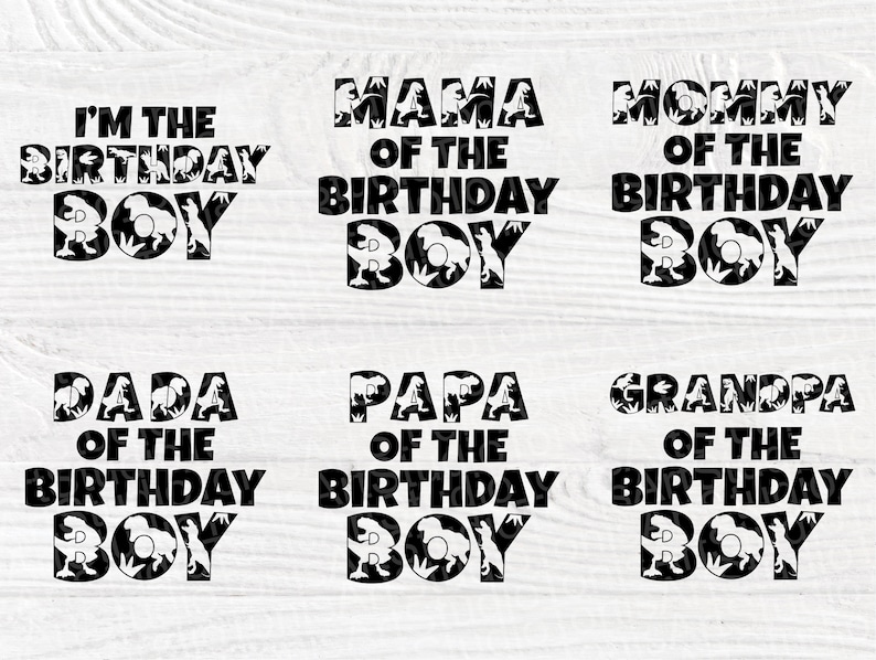Free Free 177 Birthday Boy Family Svg SVG PNG EPS DXF File