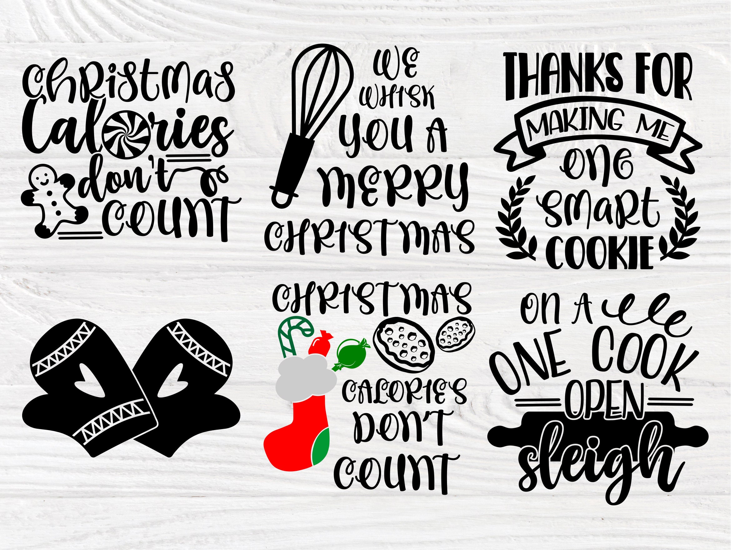 Pot Holder SVG Bundle Christmas Cookies Kitchen Etsy