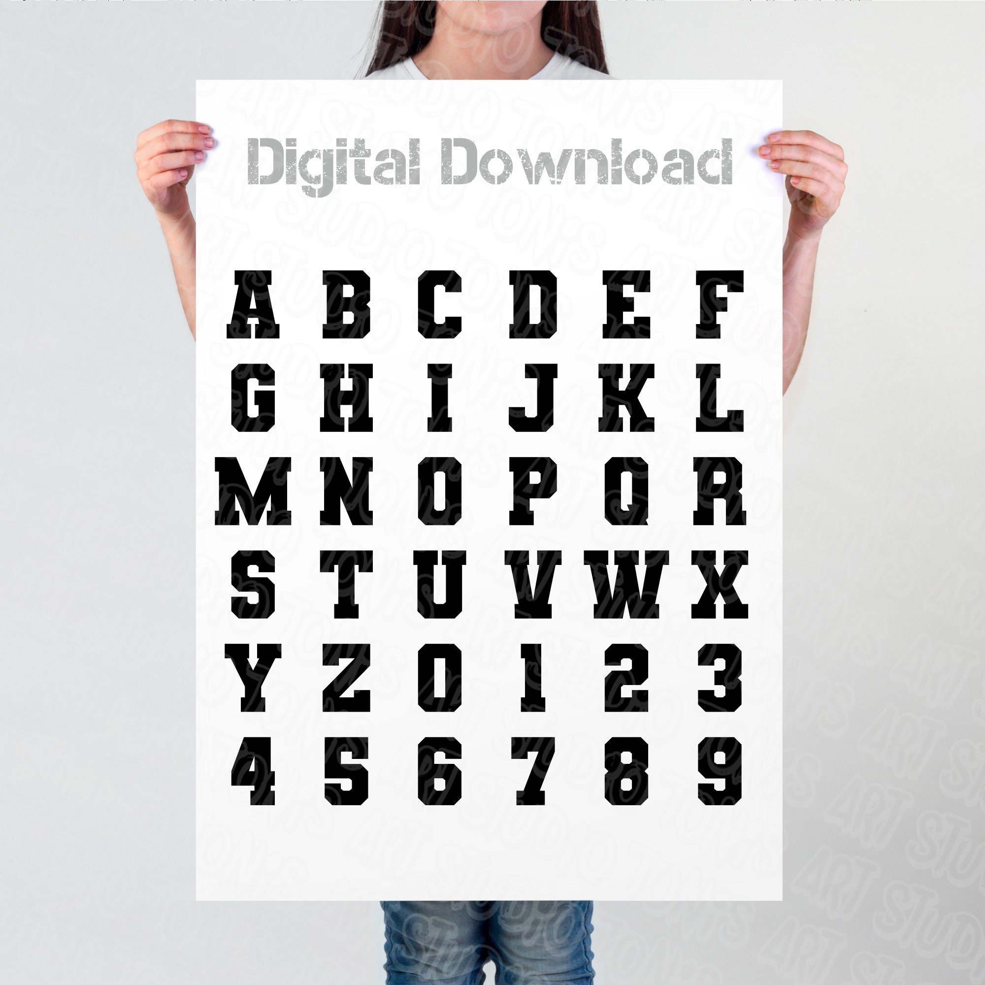 Download Varsity Font Svg Varsity Letter Svg Varsity Numbers Svg College Font Svg Sport Font Svg Svg Files For Cricut And Silhouette